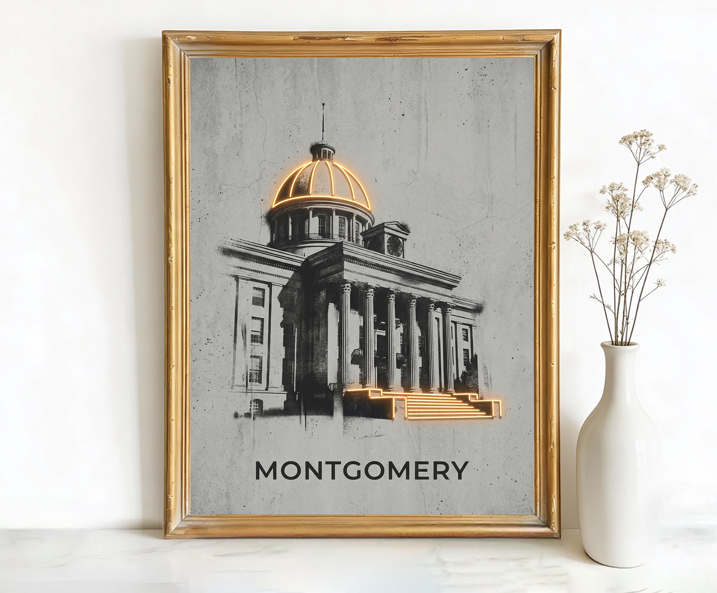 Montgomery Alabama State Capitol Art
