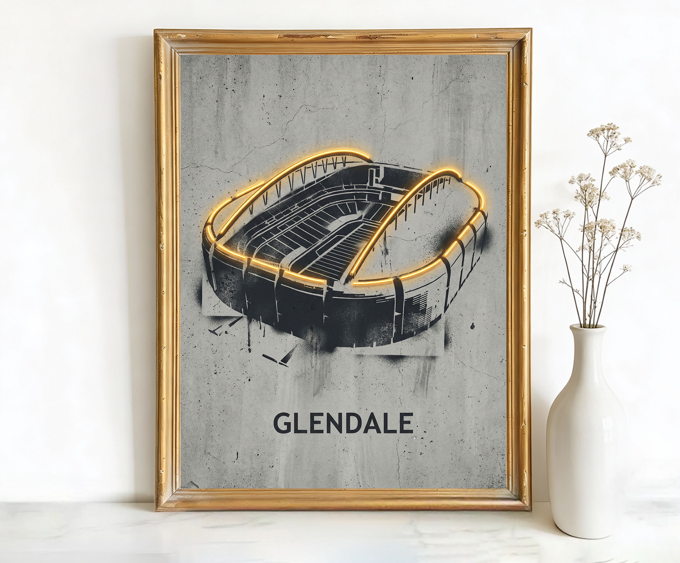 Glendale Arizona State Farm Stadium Art