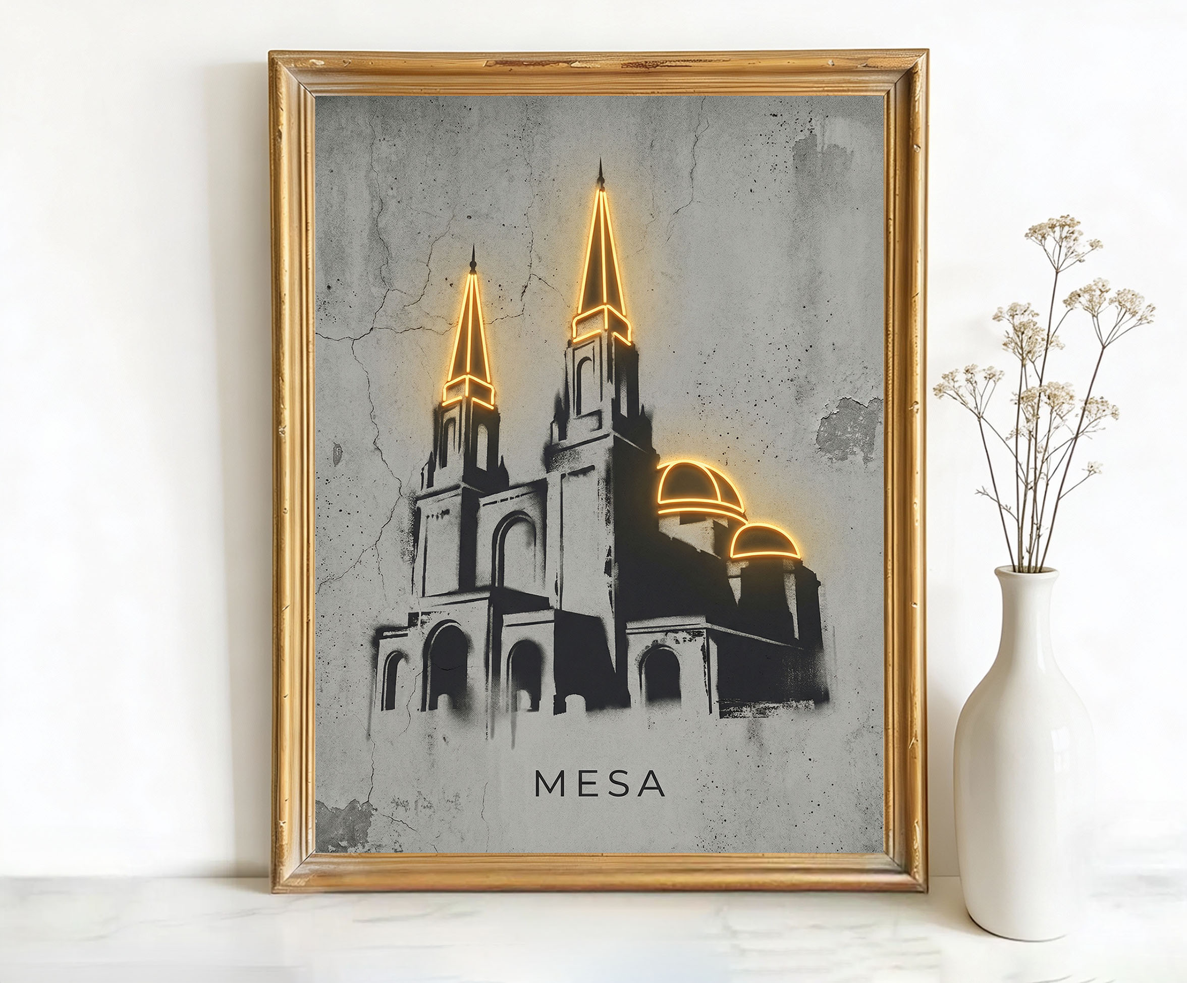 Mesa Arizona Temple Art
