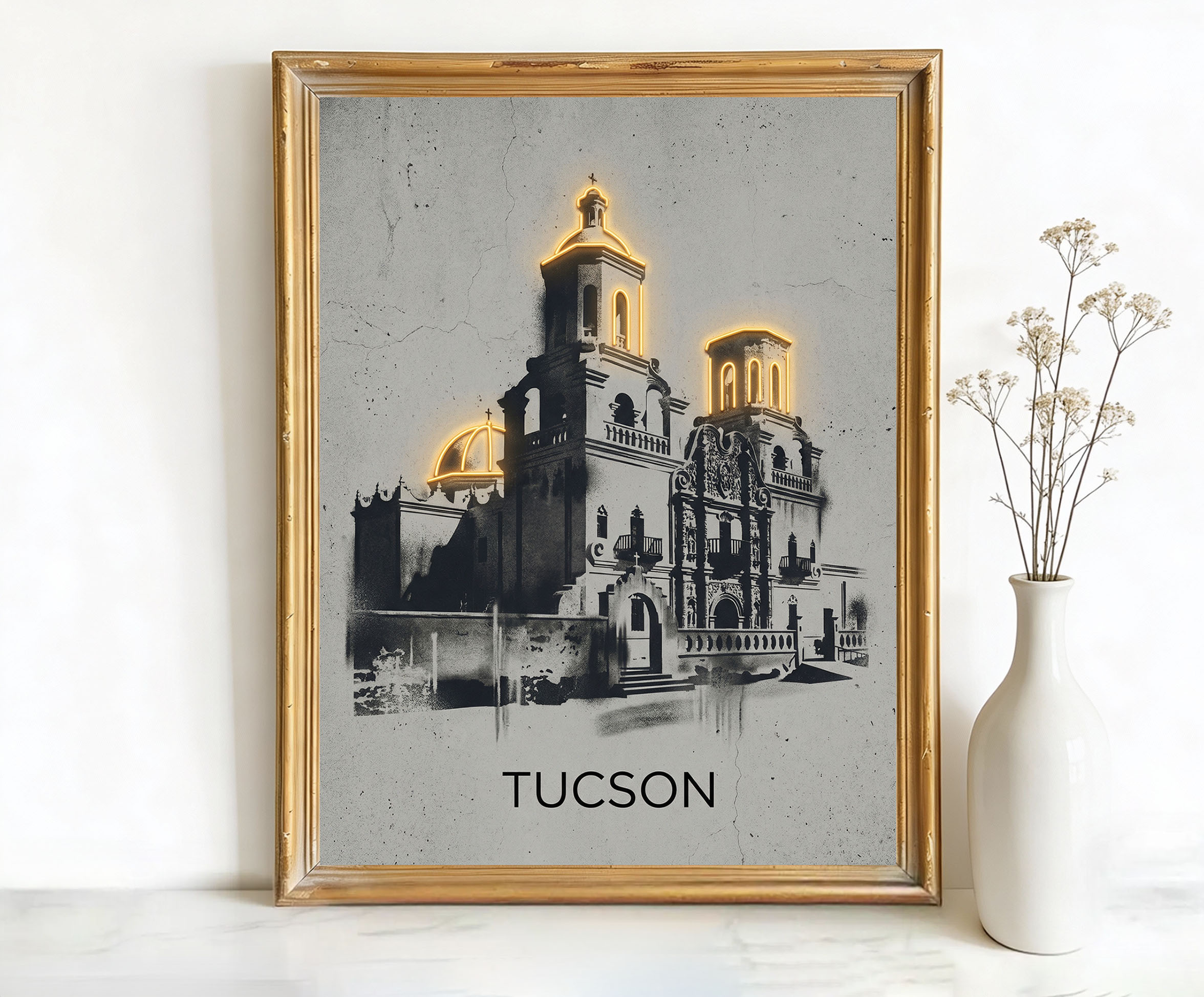 Tucson Arizona Mission San Xavier del Bac Art