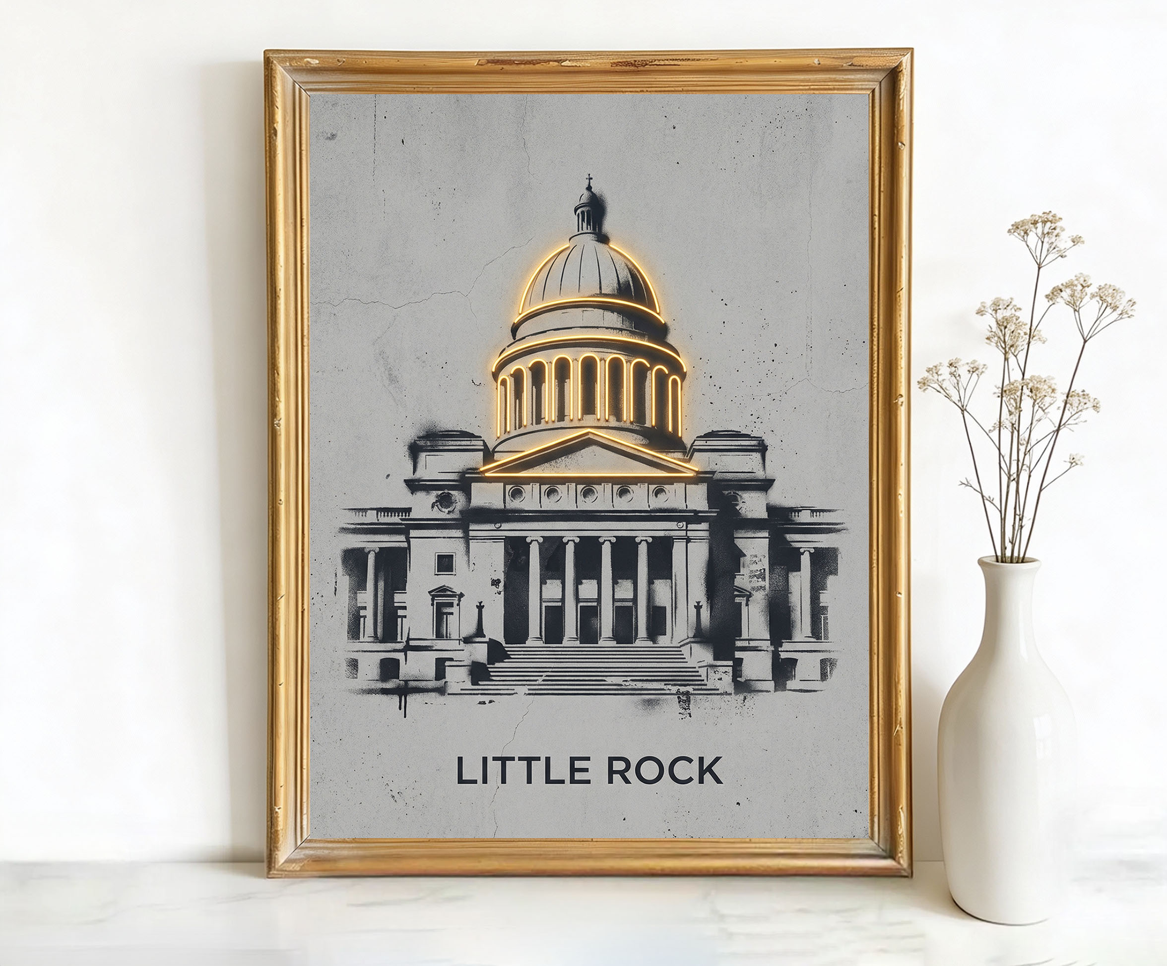 Little Rock Arkansas State Capitol Art
