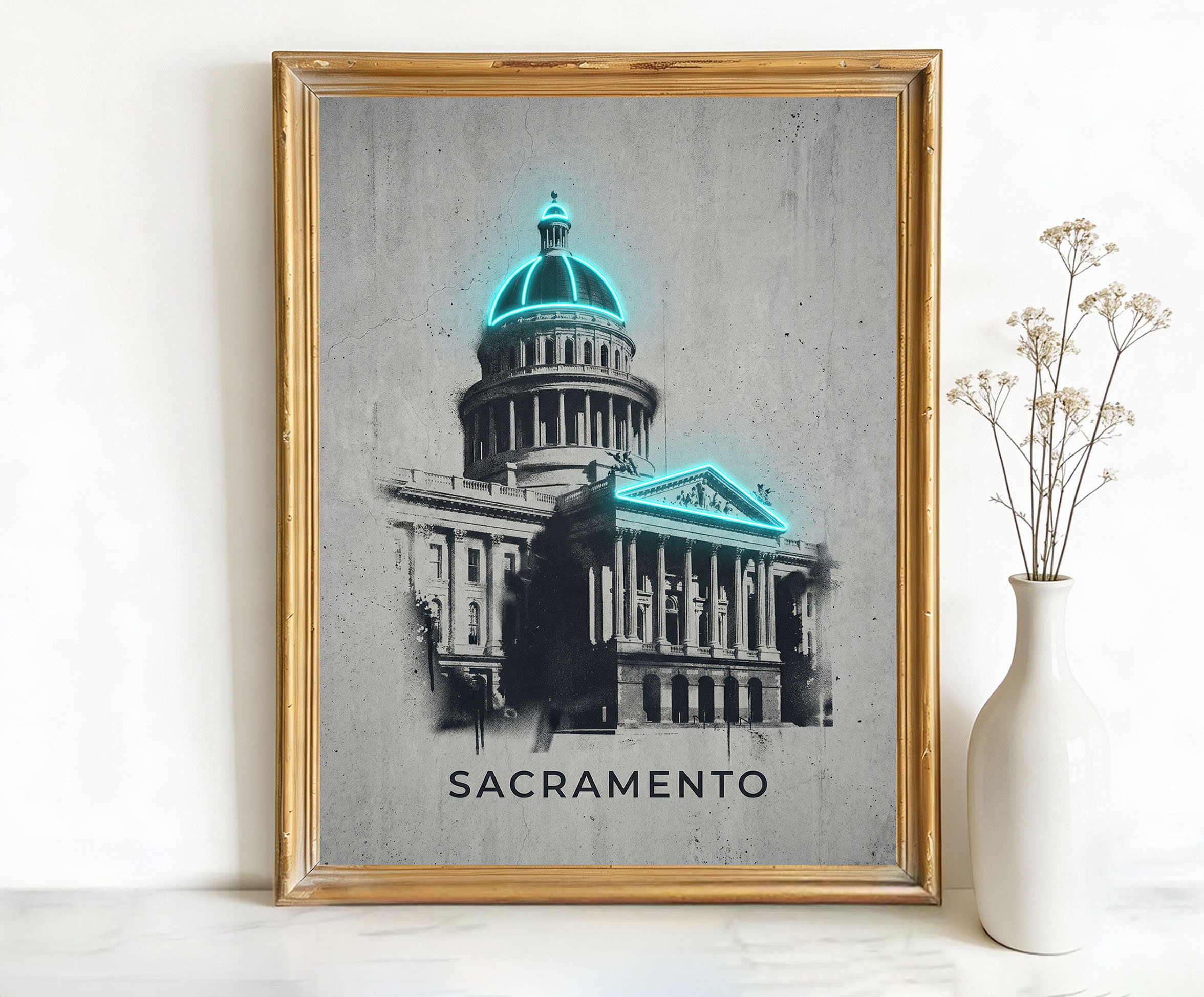 Sacramento California State Capitol Building Art