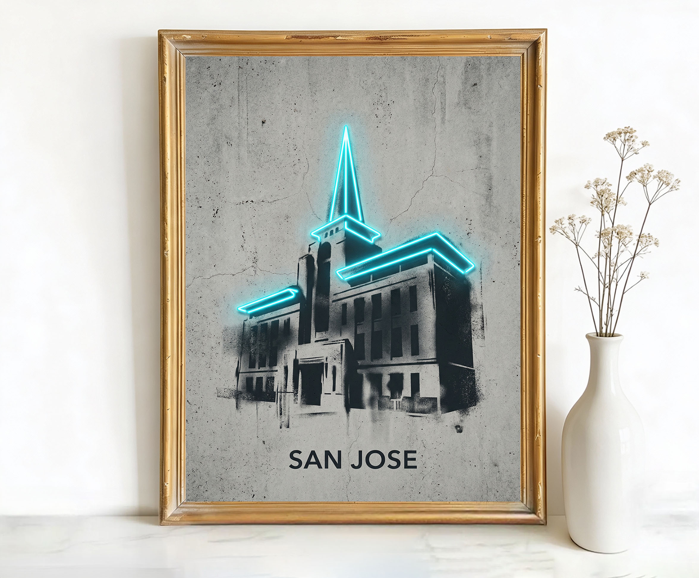 San Jose California San Jose City Hall Art