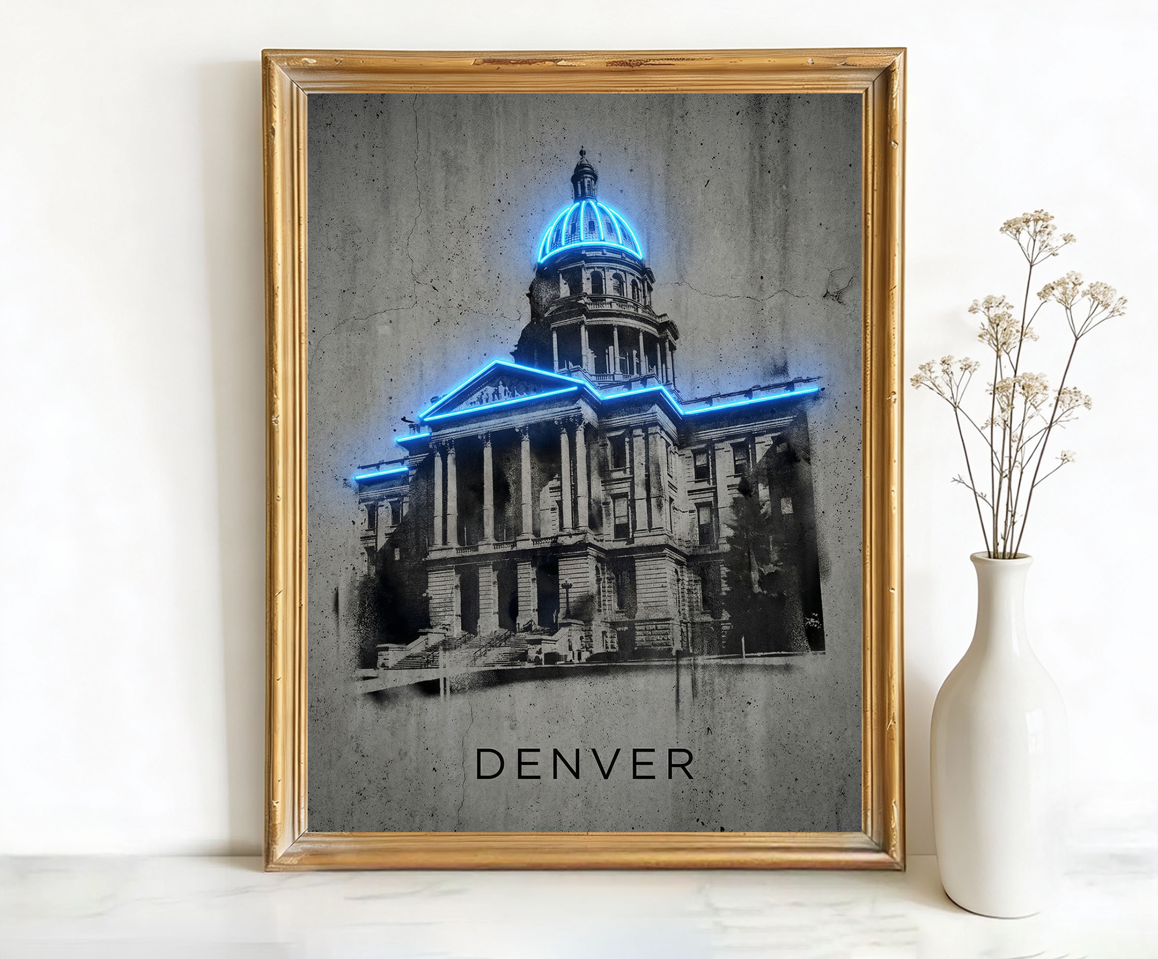 Denver Colorado State Capitol Building Art