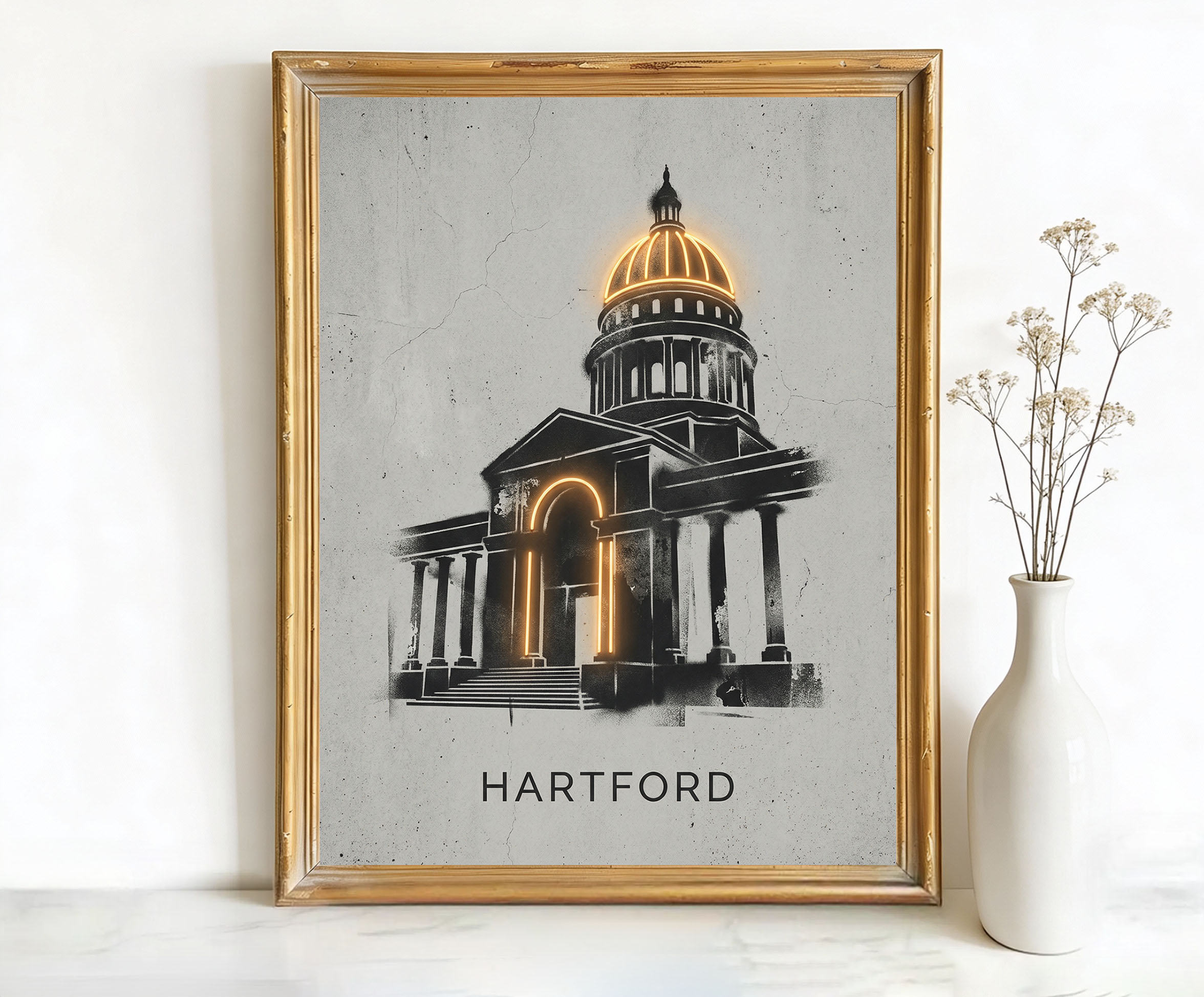 Hartford Connecticut State Capitol Building Art