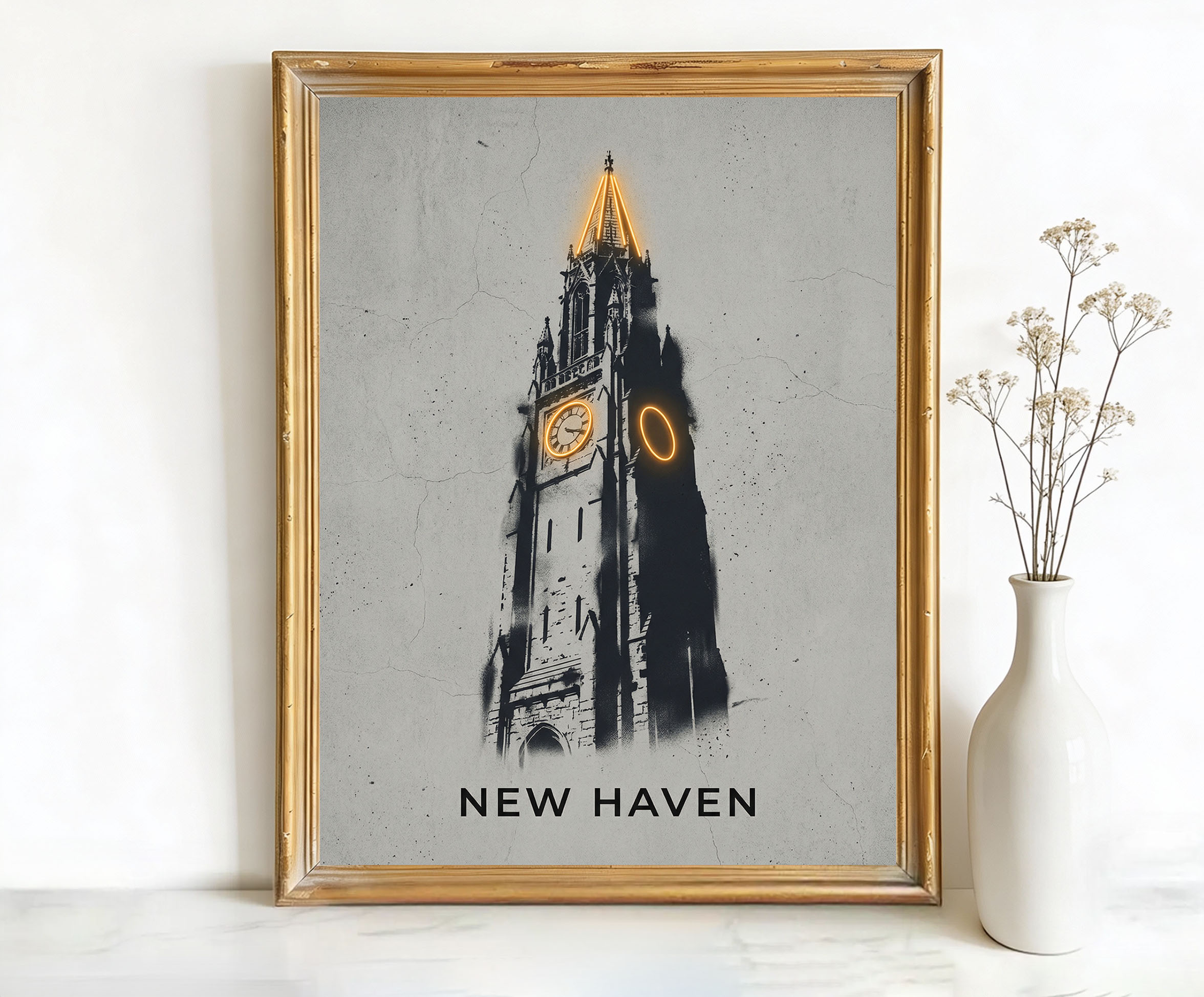 New Haven Connecticut Harkness Tower Art