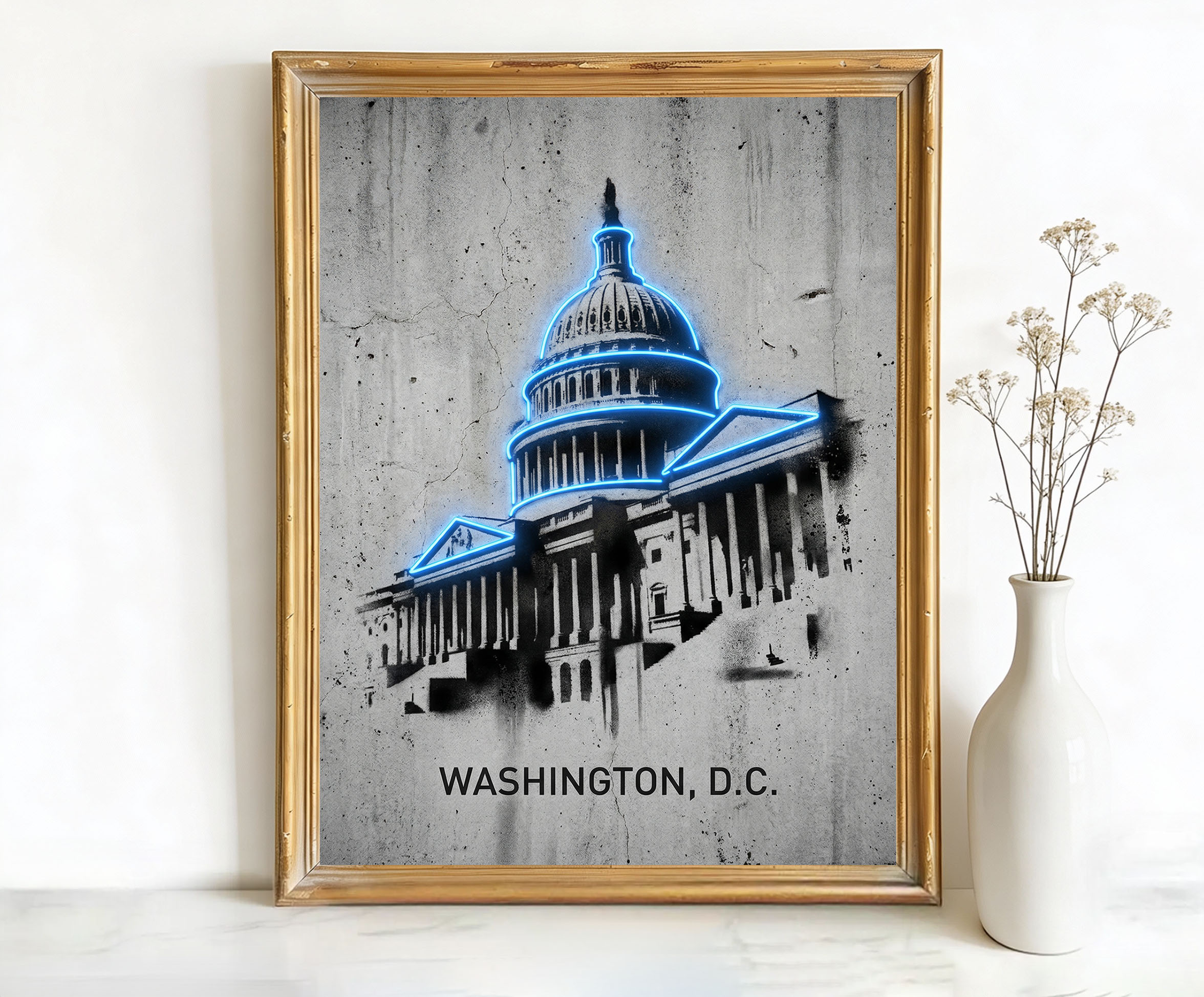 Washington D.C. United States Capitol Building Art