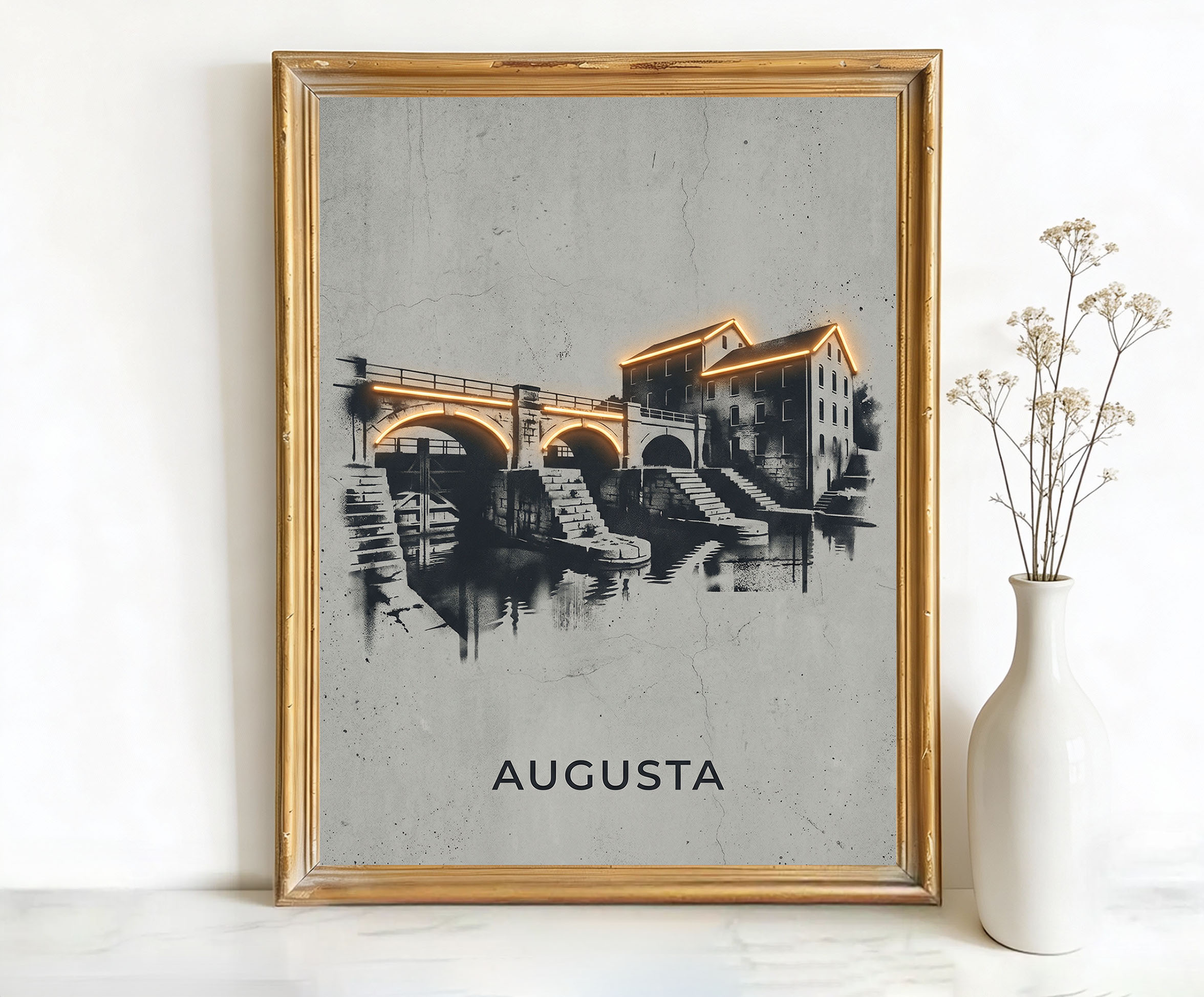 Augusta Georgia Canal Art