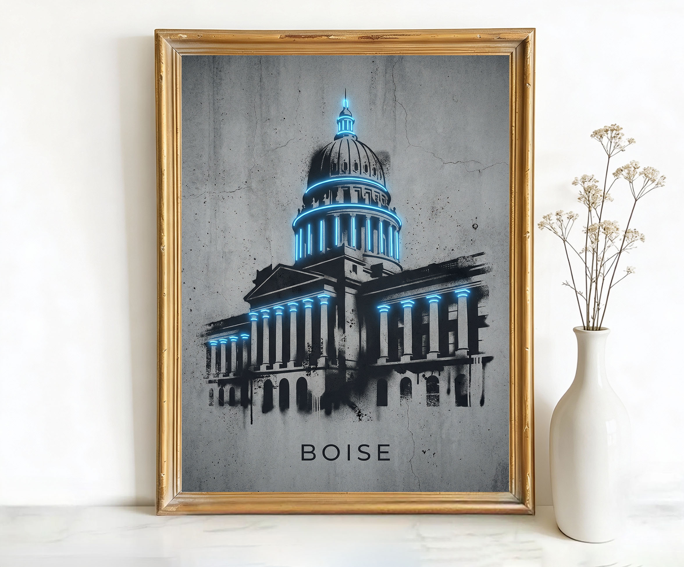 Boise Idaho State Capitol Building Art