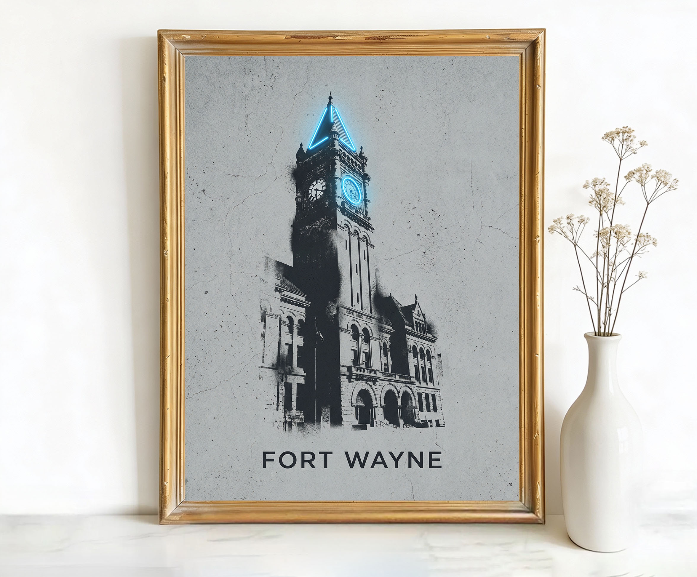 Fort Wayne Indiana Allen County Courthouse Art