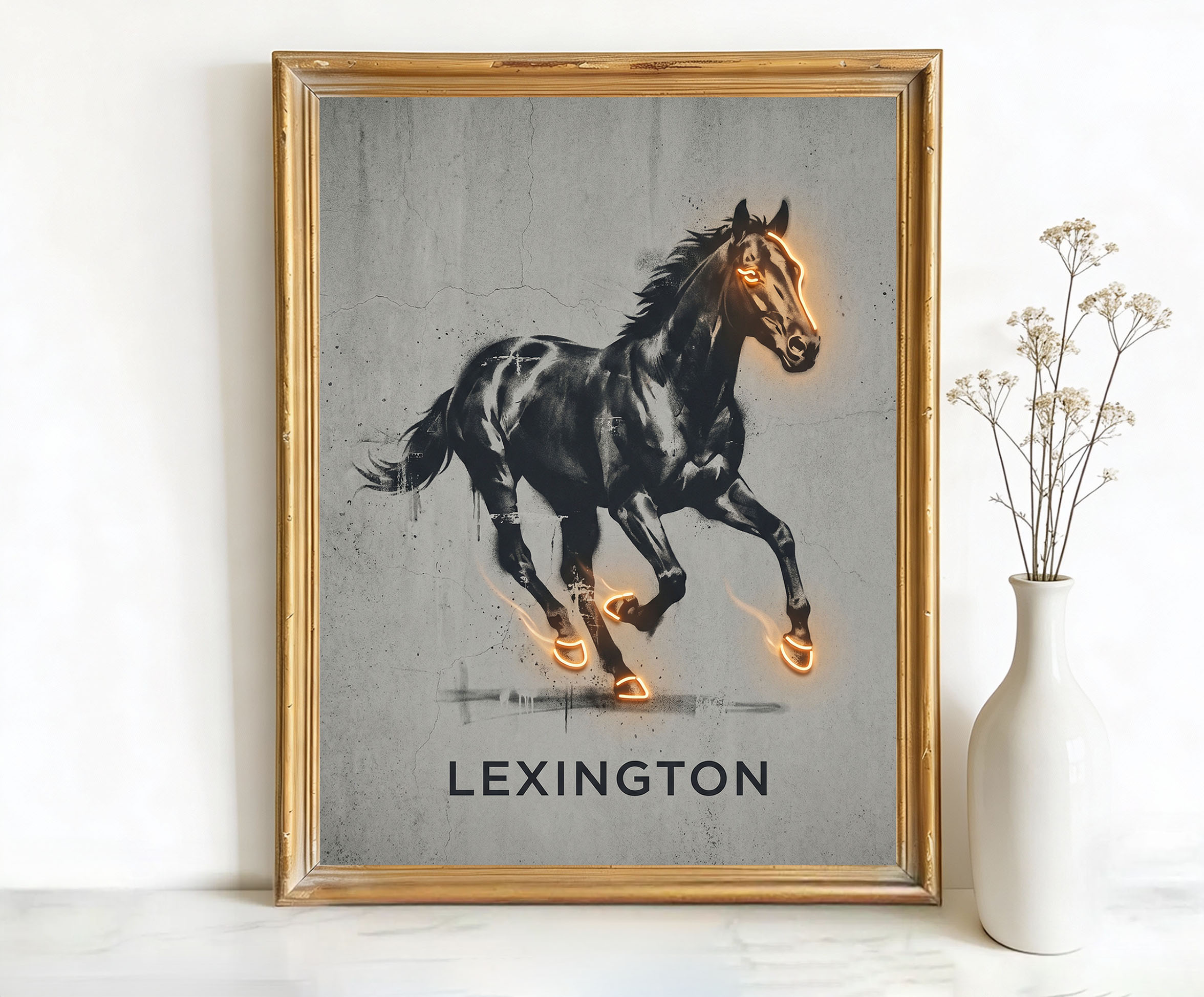 Lexington Kentucky Horse Racing Symbolism Art
