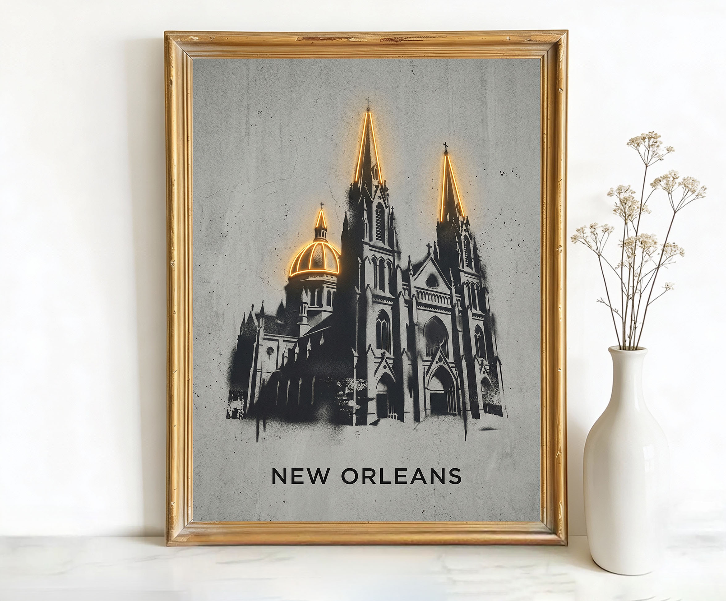 New Orleans Louisiana St Louis Cathedral Art