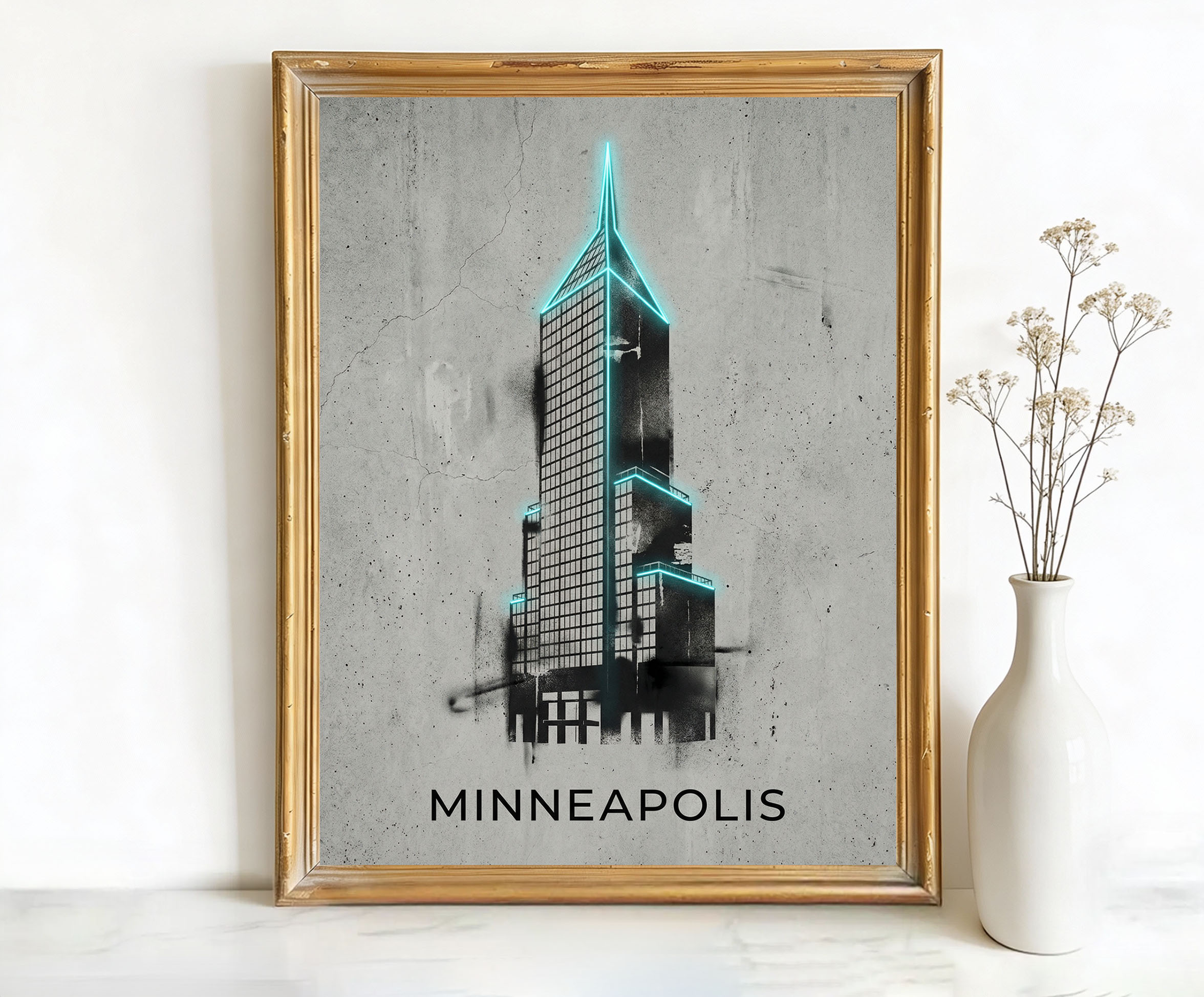 Minneapolis Minnesota IDS Center Art