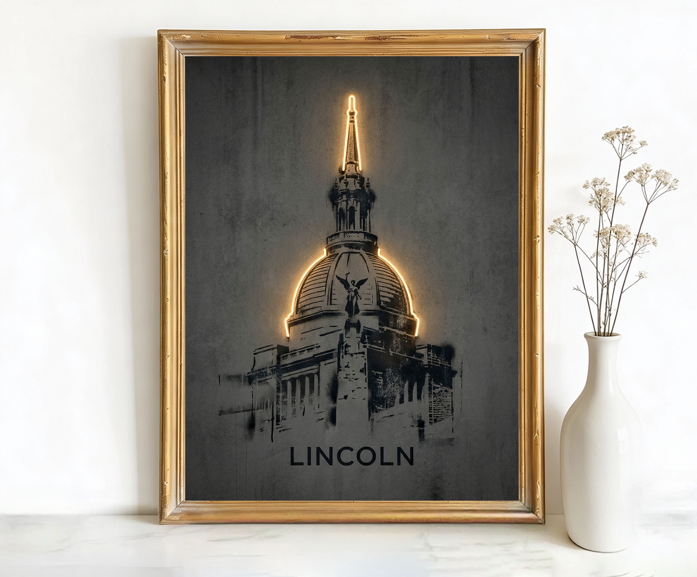Lincoln Nebraska State Capitol Building Art