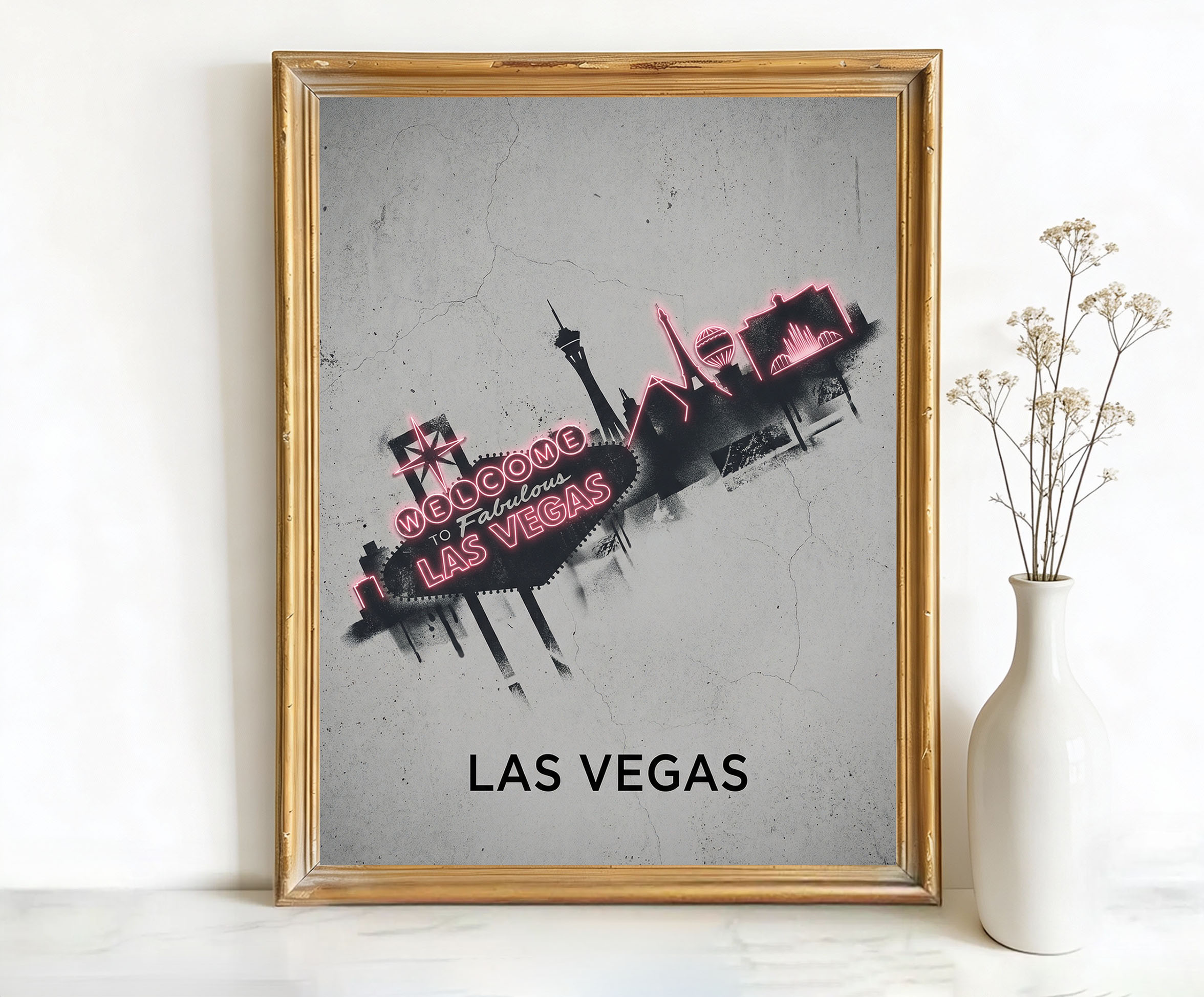 Las Vegas Nevada Stratosphere Tower Art