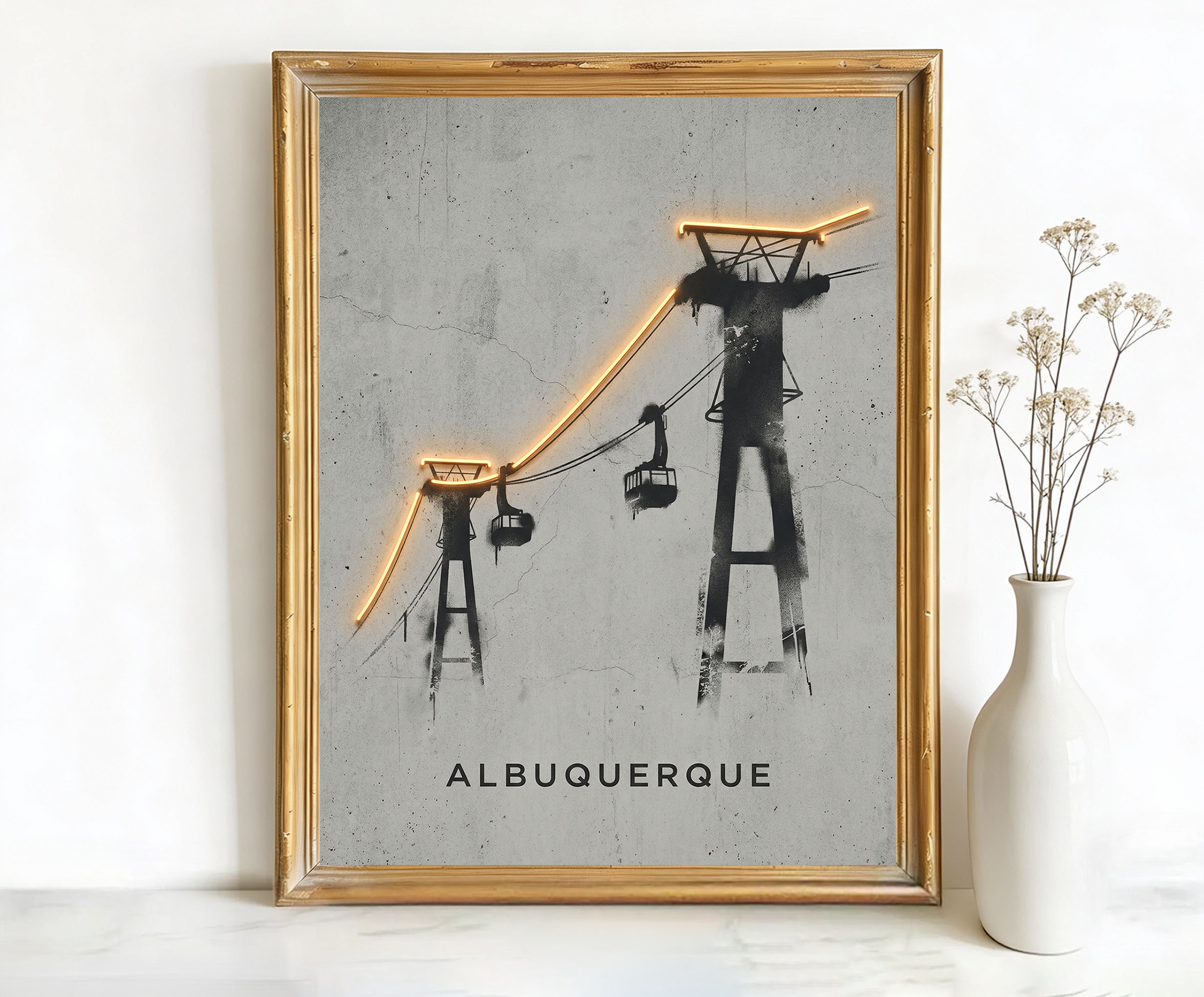 Albuquerque New Mexico Sandia Peak Tramway Art