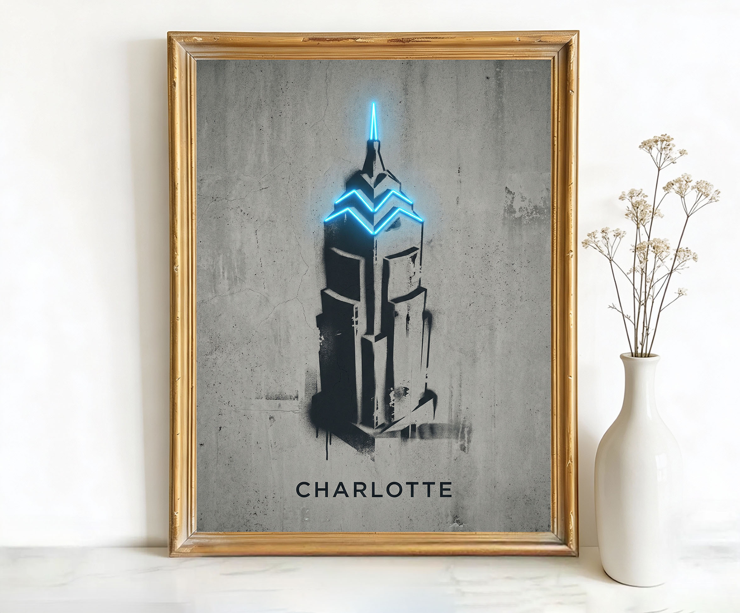 Charlotte North Carolina Center City Tower Art