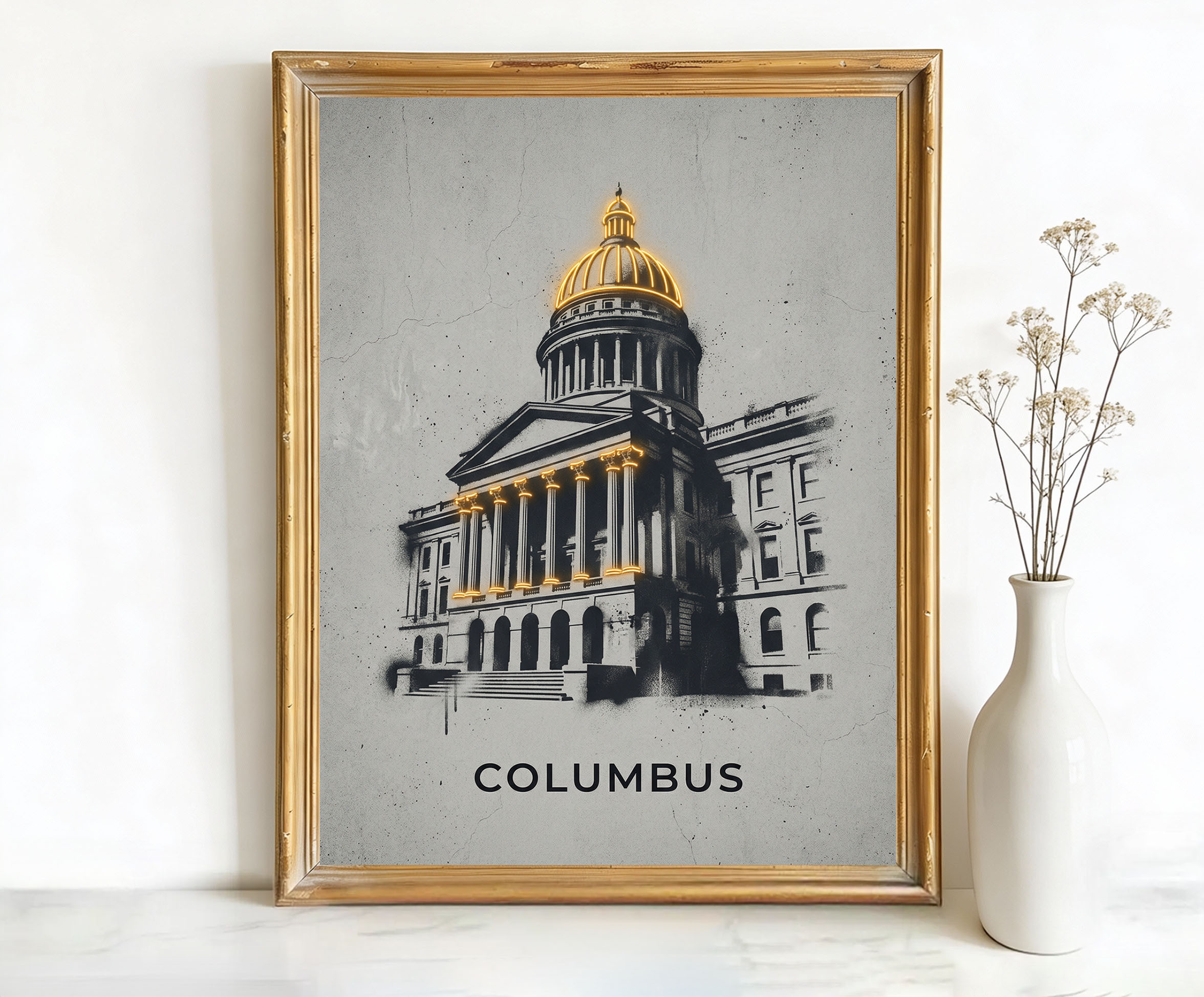 Columbus Ohio Statehouse Art