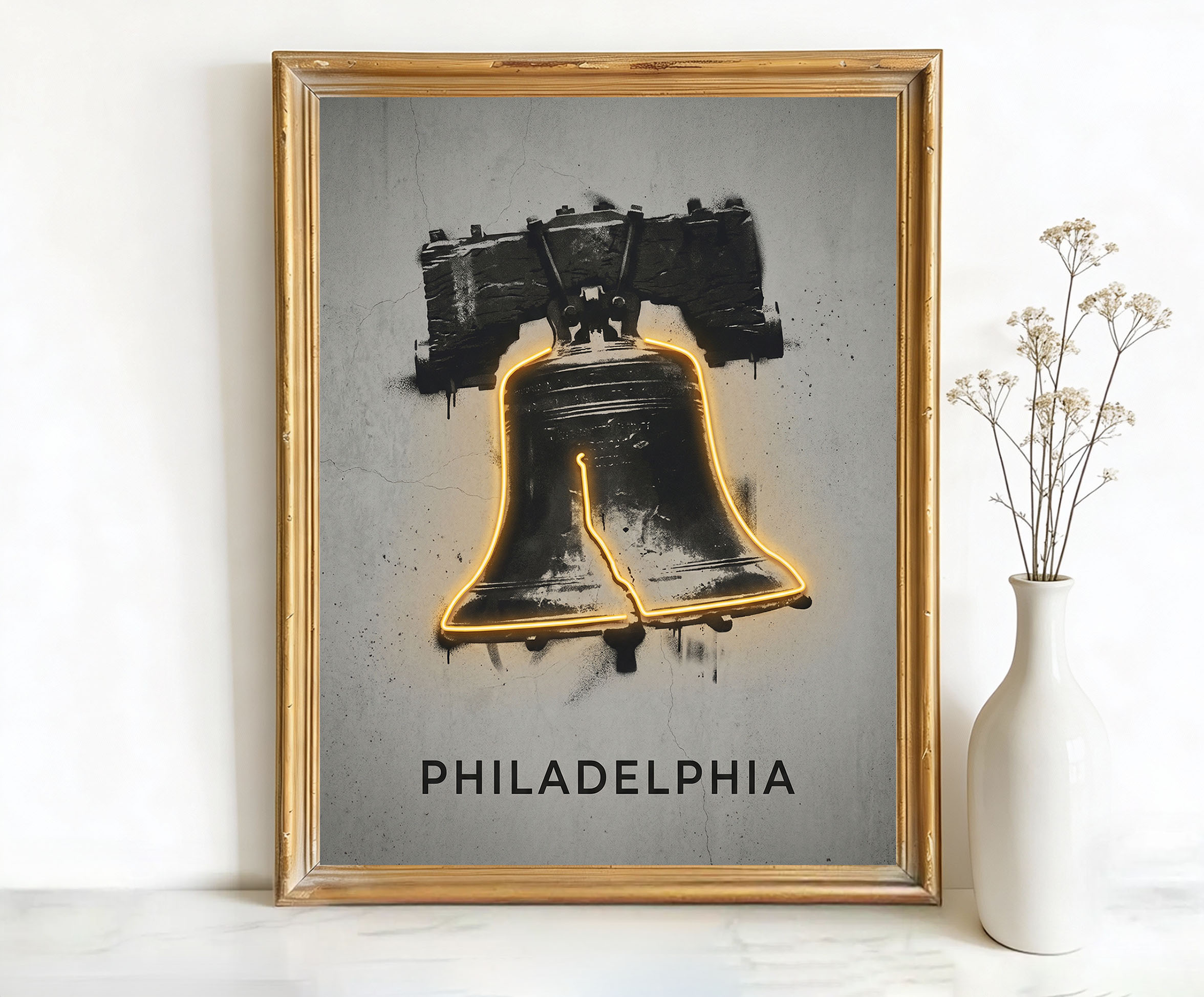 Philadelphia Pennsylvania Liberty Bell Art