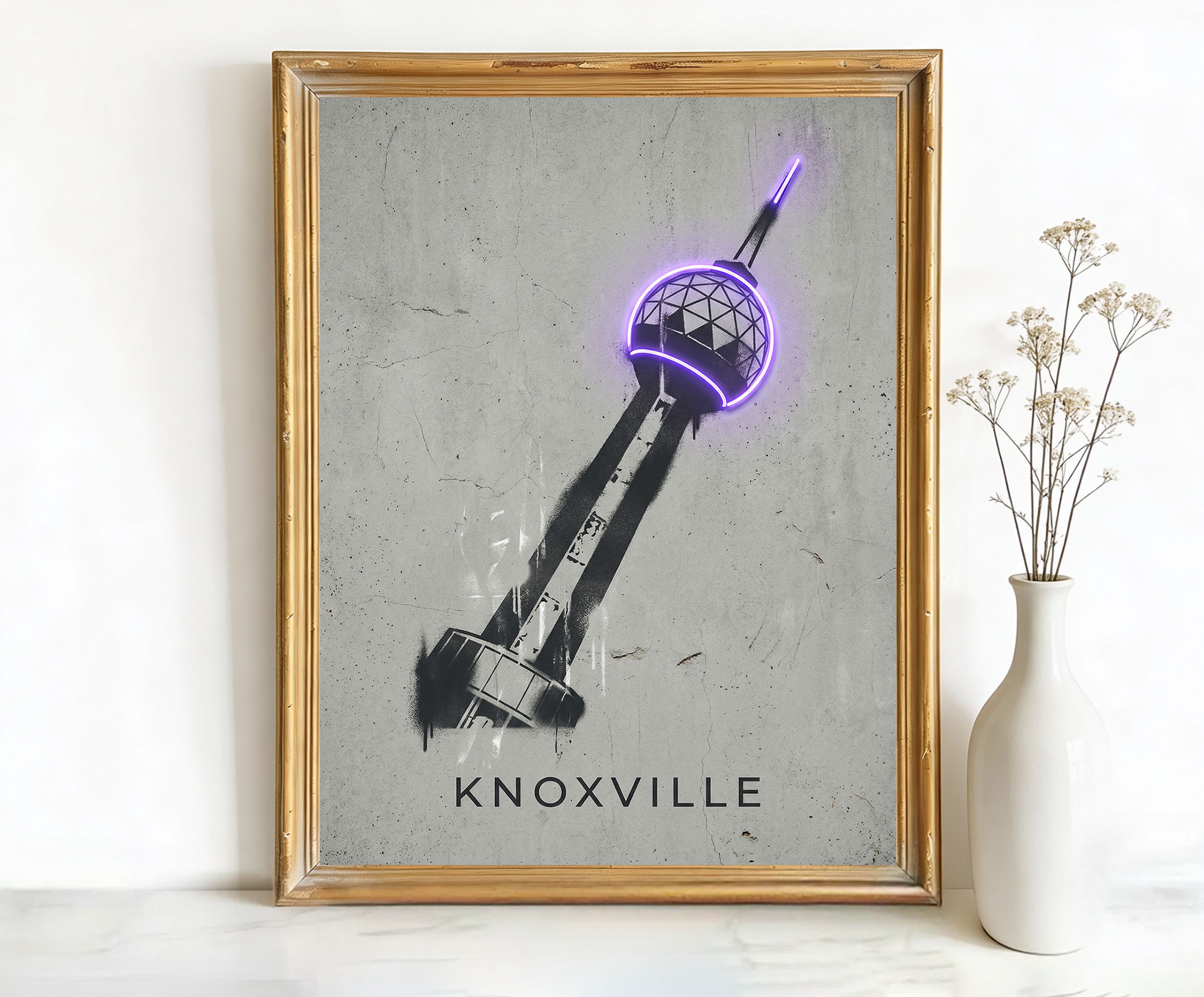Knoxville Tennessee Sunsphere Art
