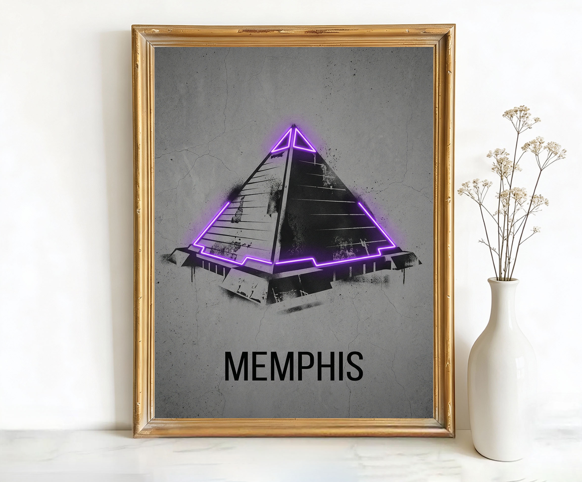 Memphis Tennessee Pyramid Arena Art