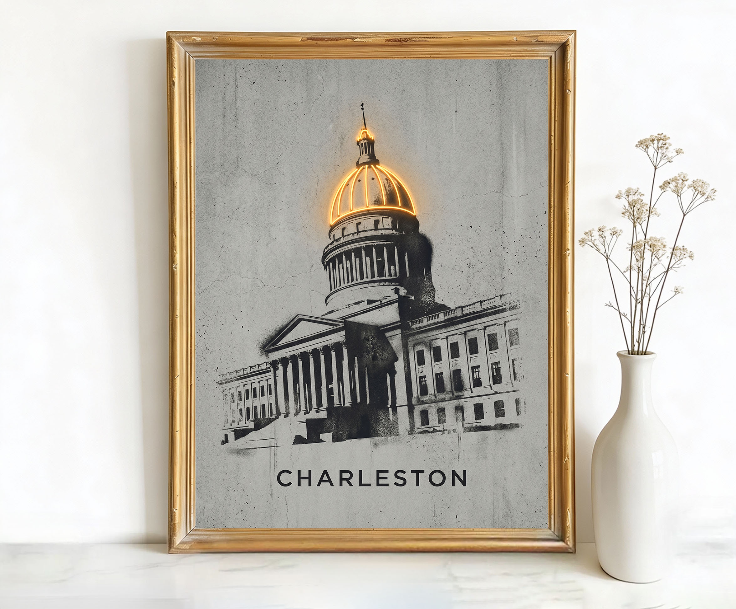 Charleston West Virginia State Capitol Building Art
