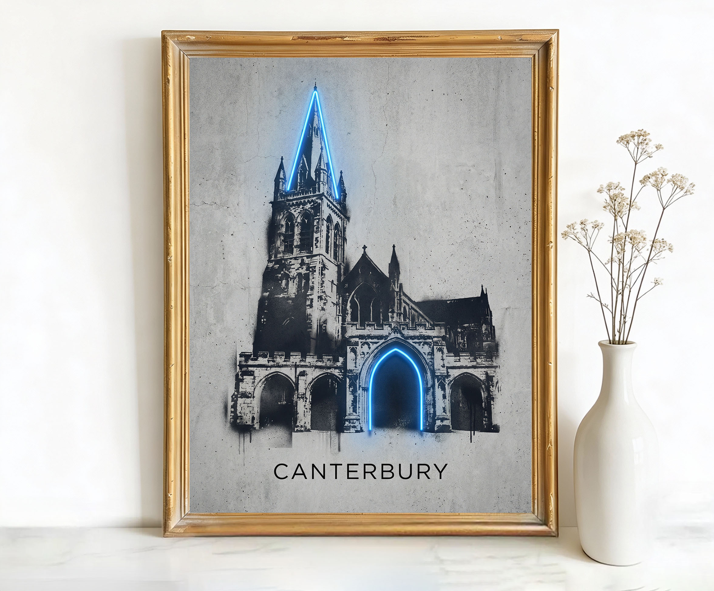 Canterbury England Canterbury Cathedral Art