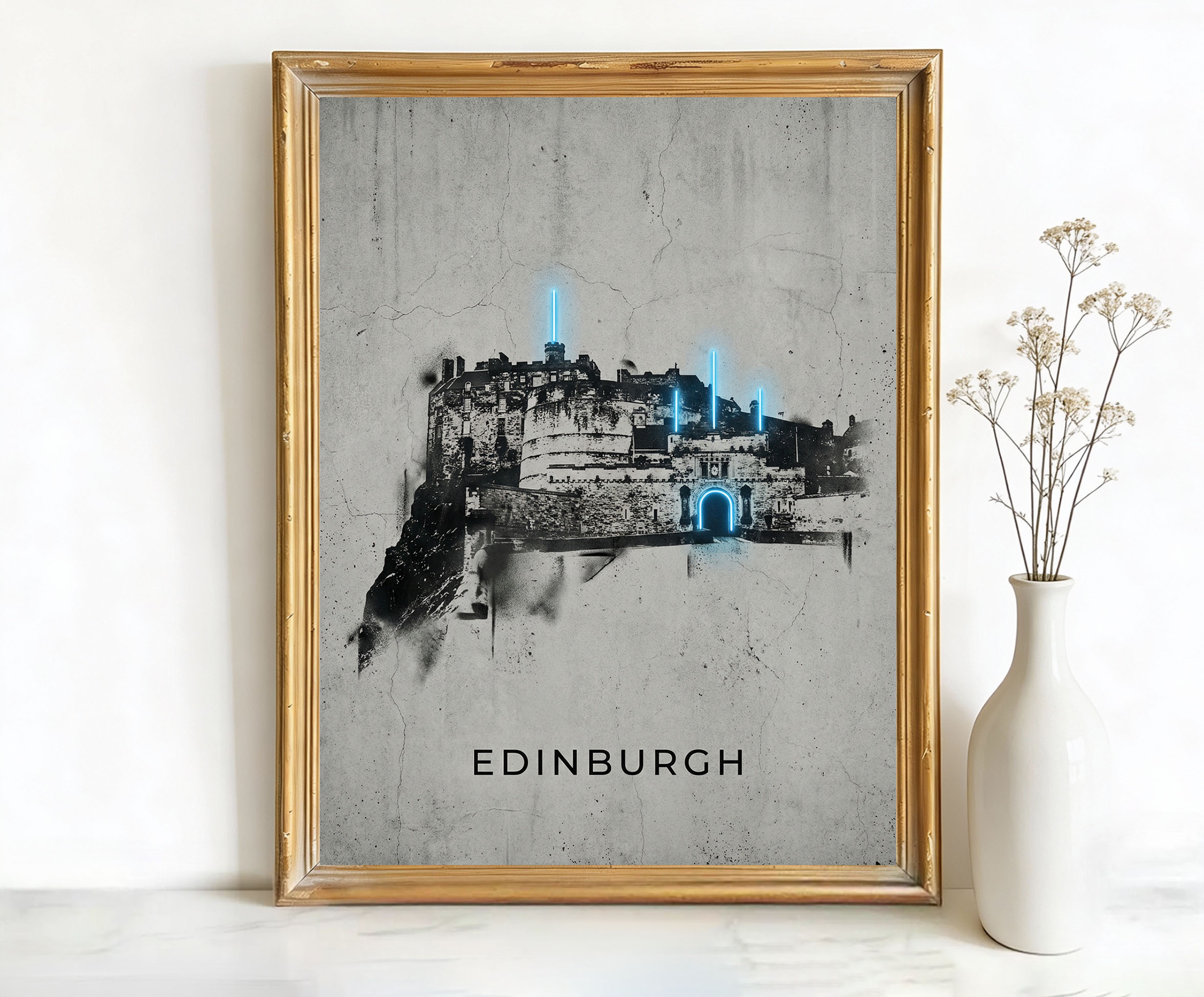 Edinburgh Scotland Edinburgh Castle Art