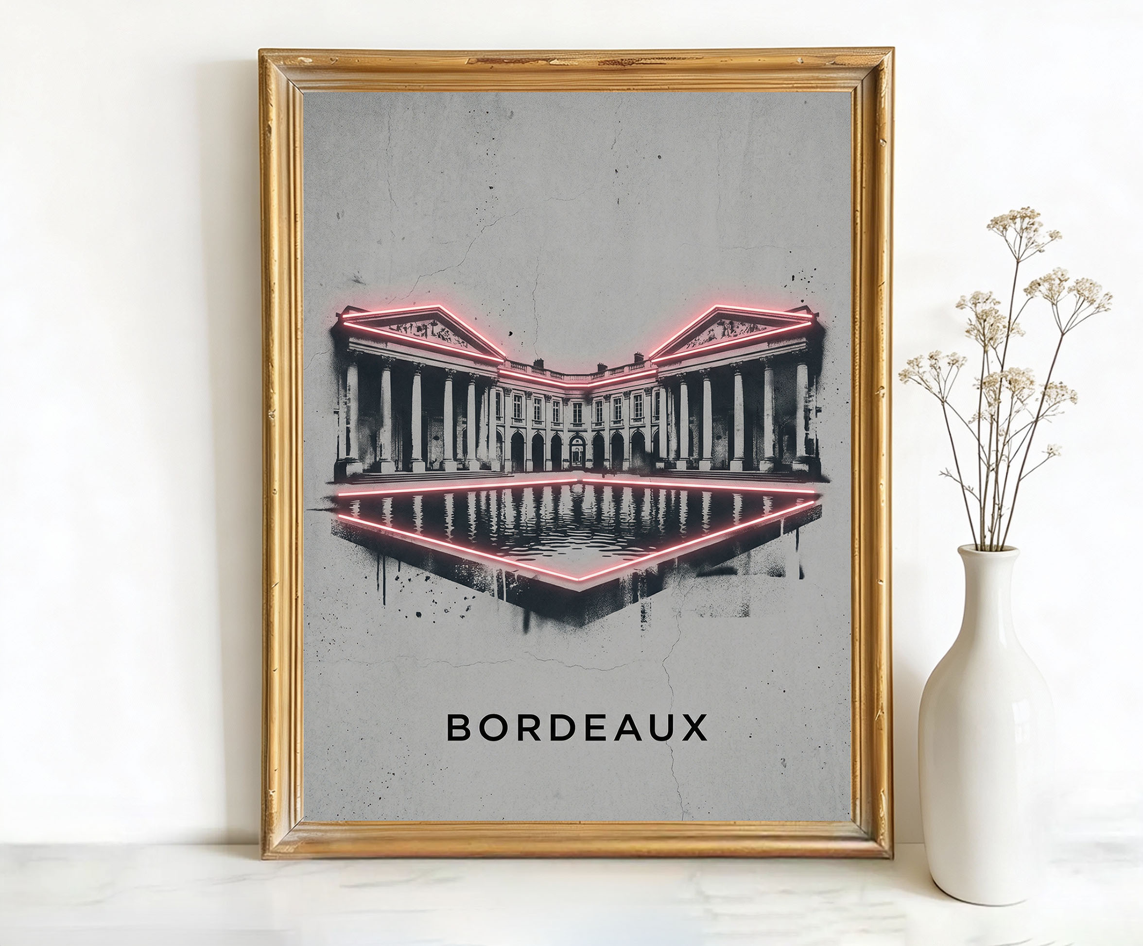 Bordeaux France Place de la Bourse Art