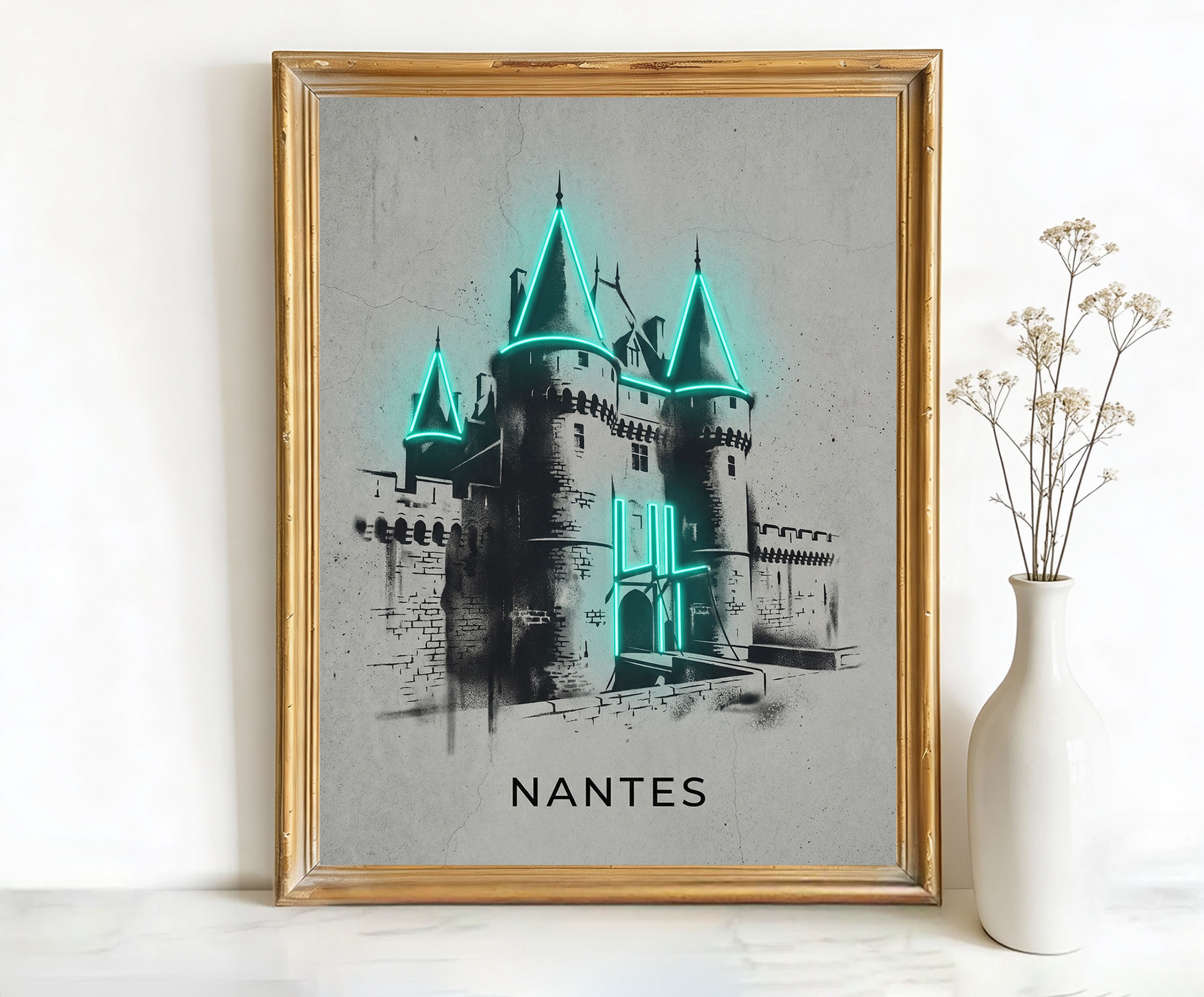 Nantes France Château des Ducs de Bretagne Art