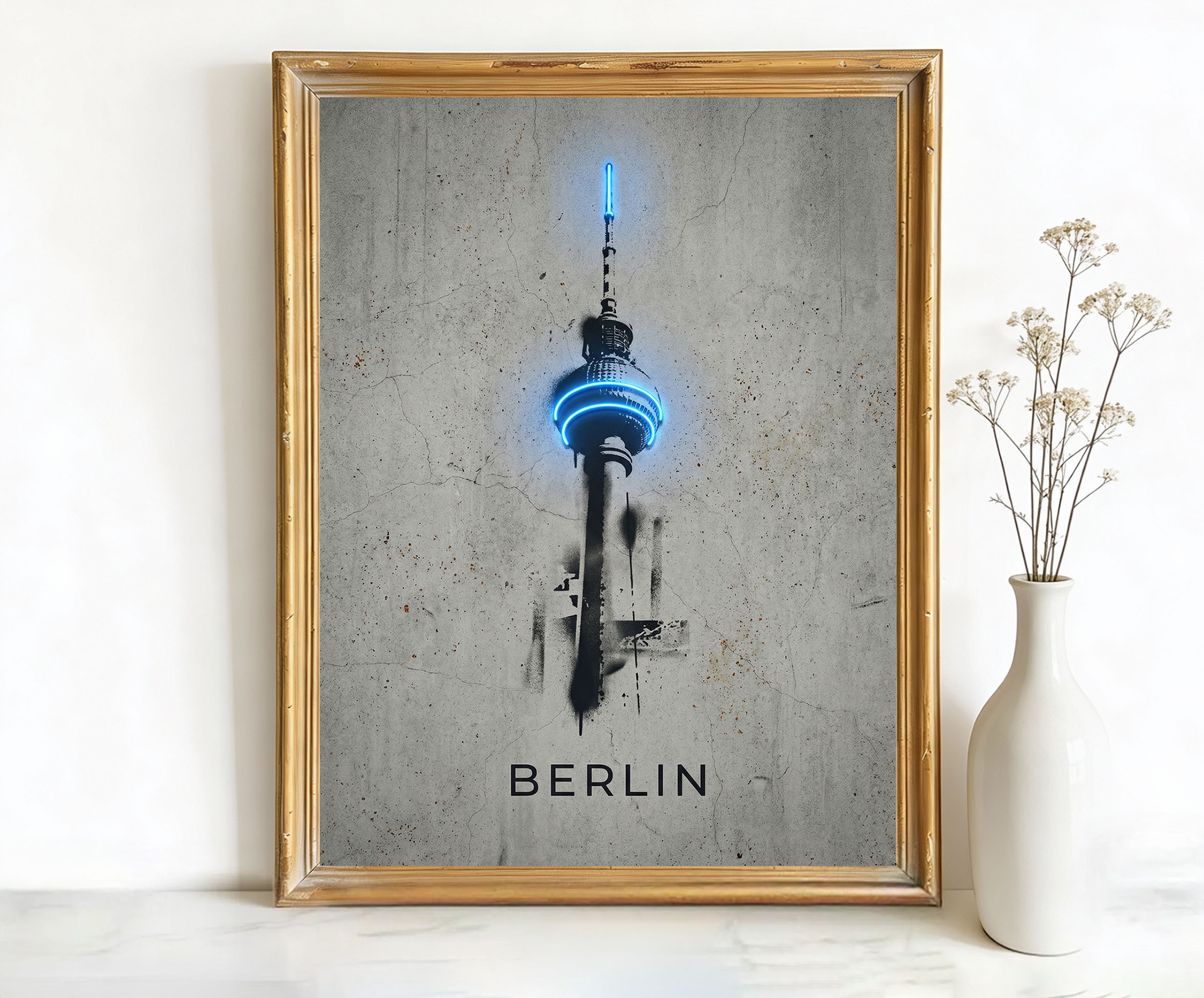 Berlin Germany Fernsehturm Art
