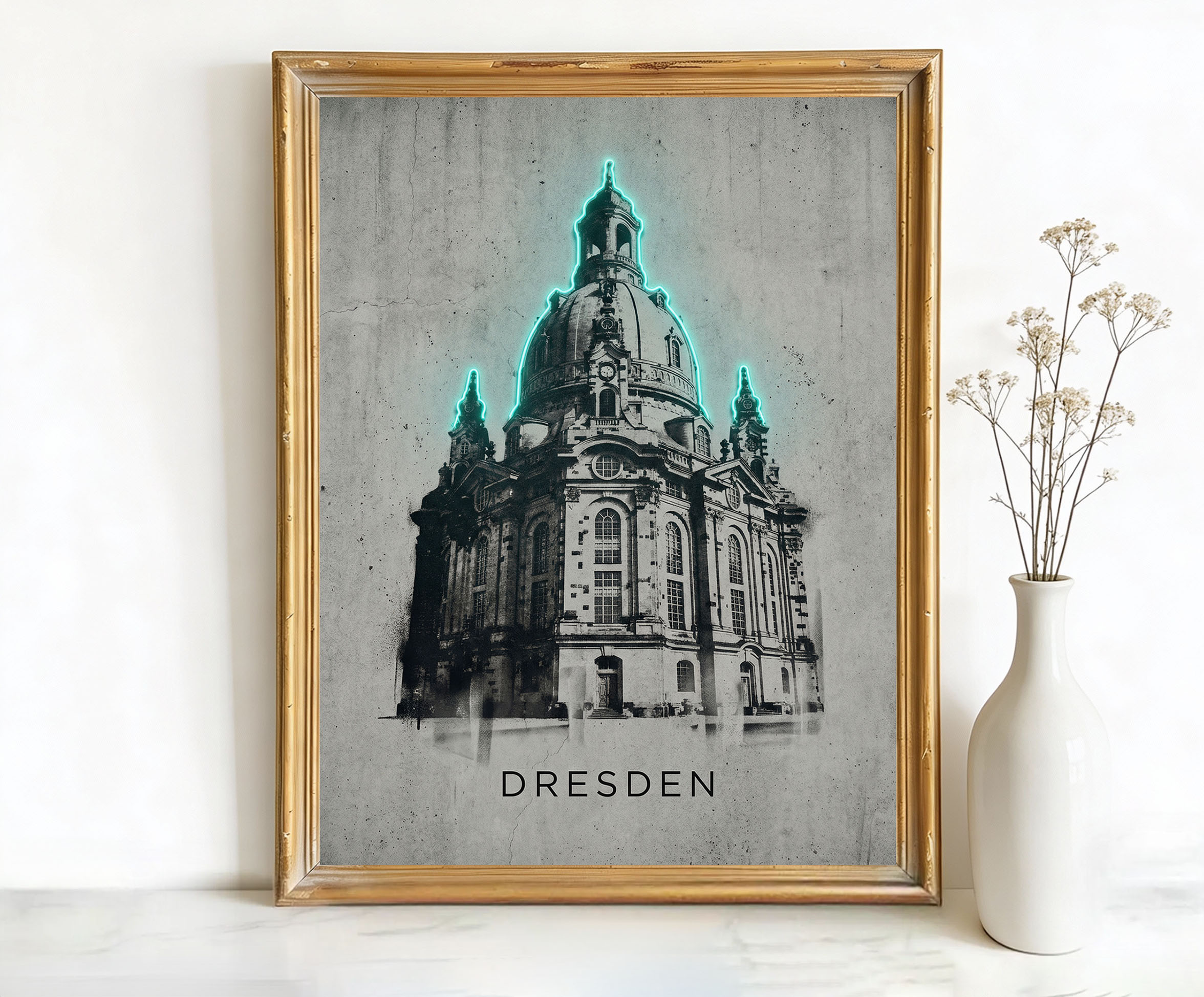 Dresden Germany Frauenkirche Art
