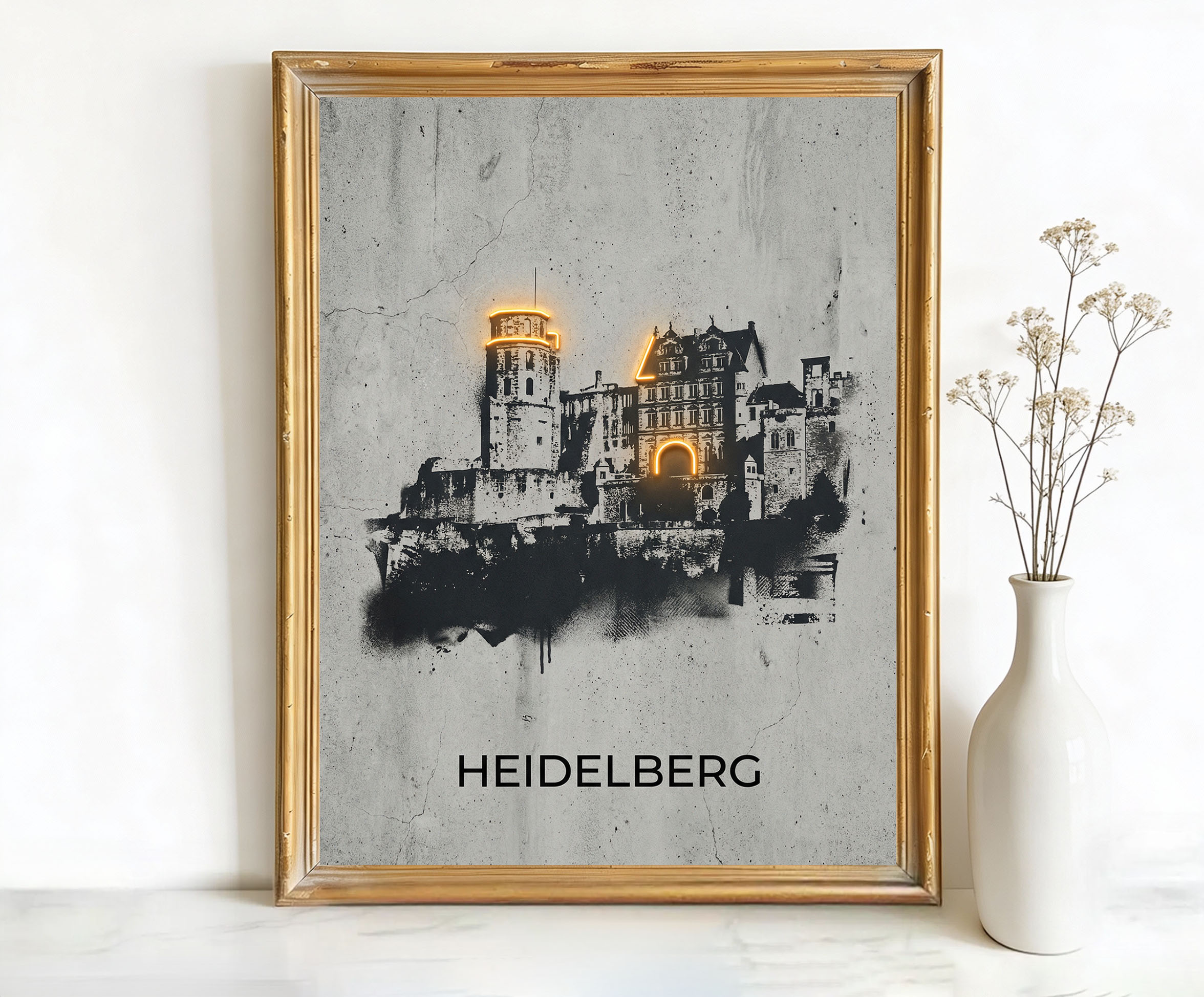 Heidelberg Germany Castle Art