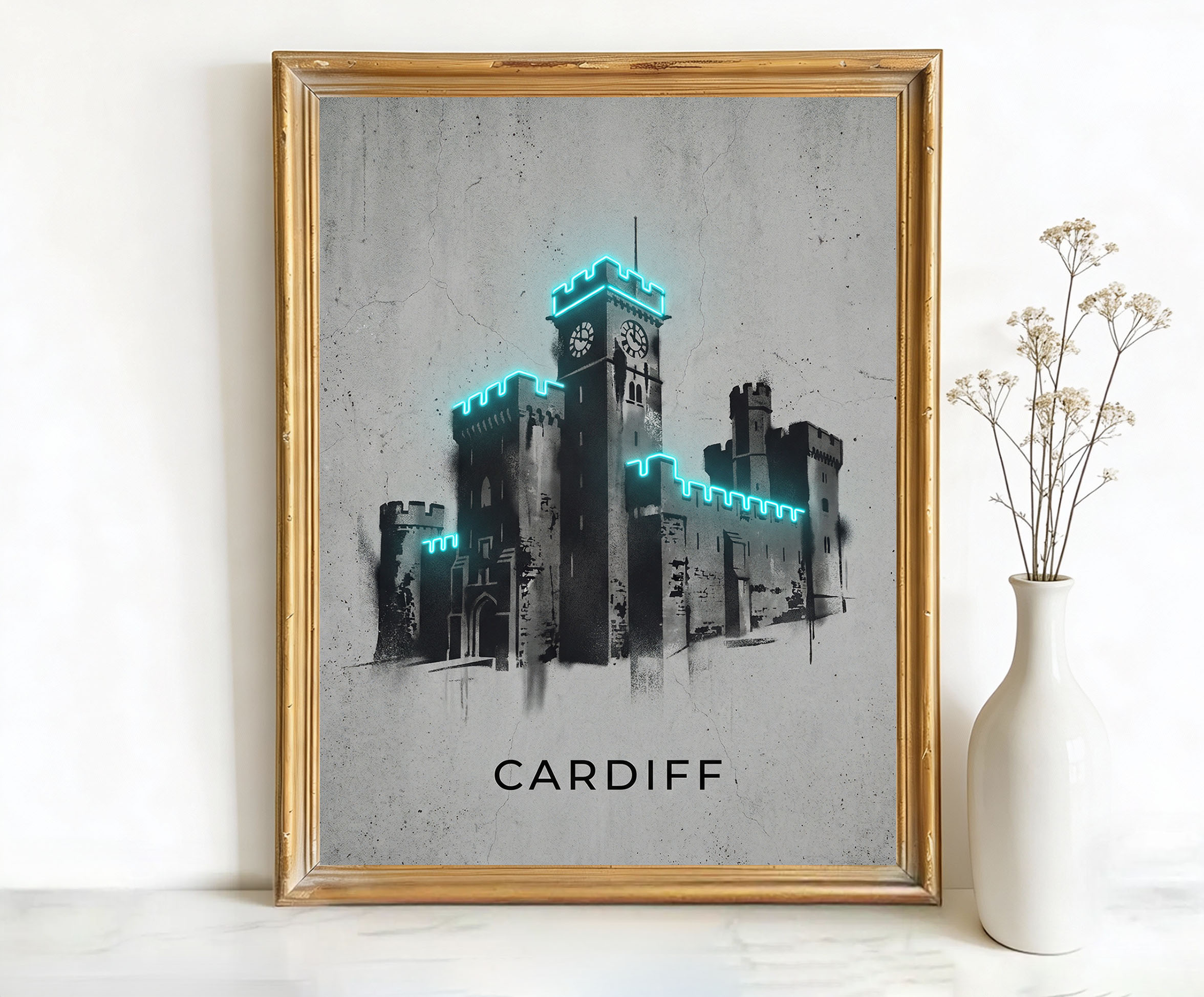 Cardiff Wales Cardiff Castle Art