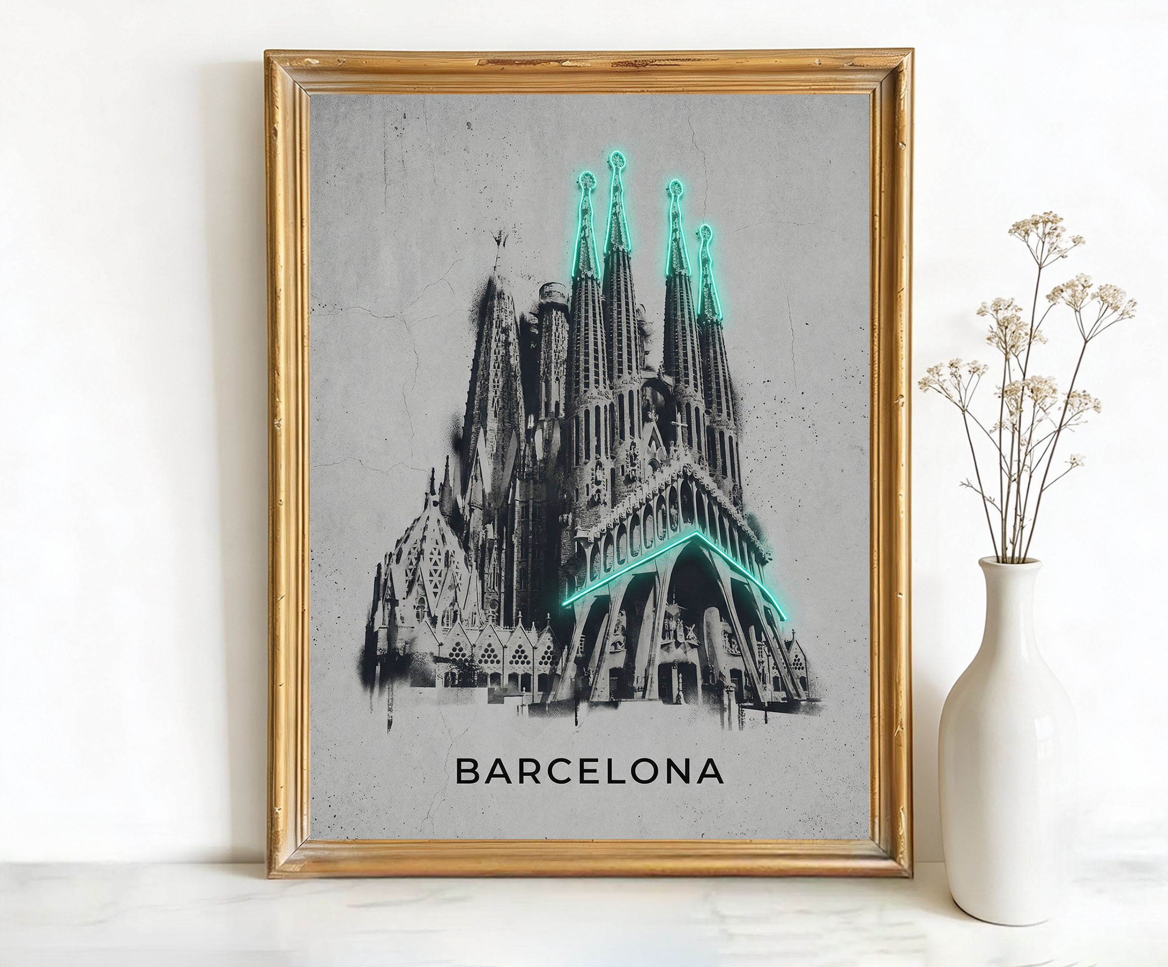 Barcelona Spain Sagrada Familia Art