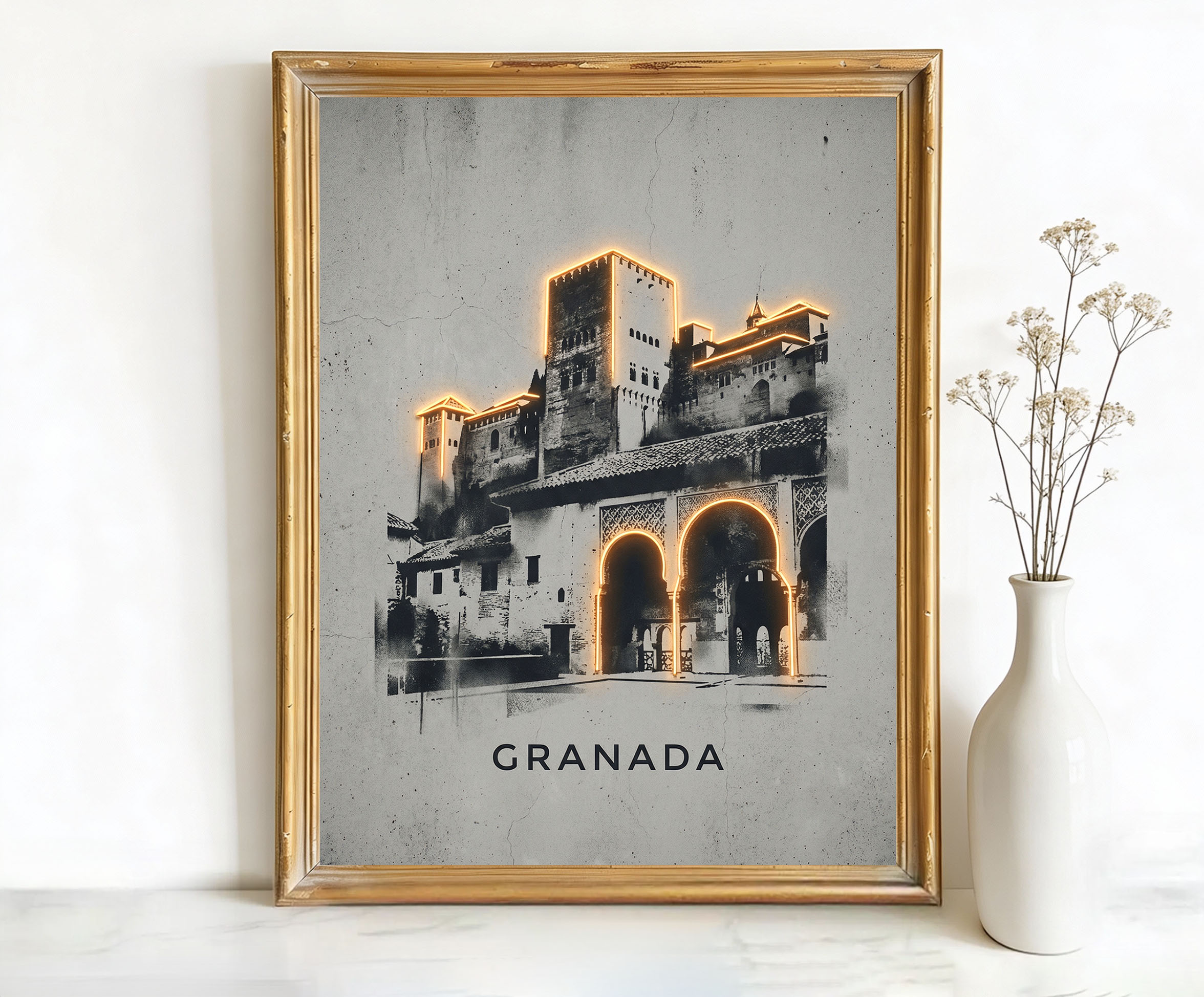 Granada Spain Alhambra Palace Art