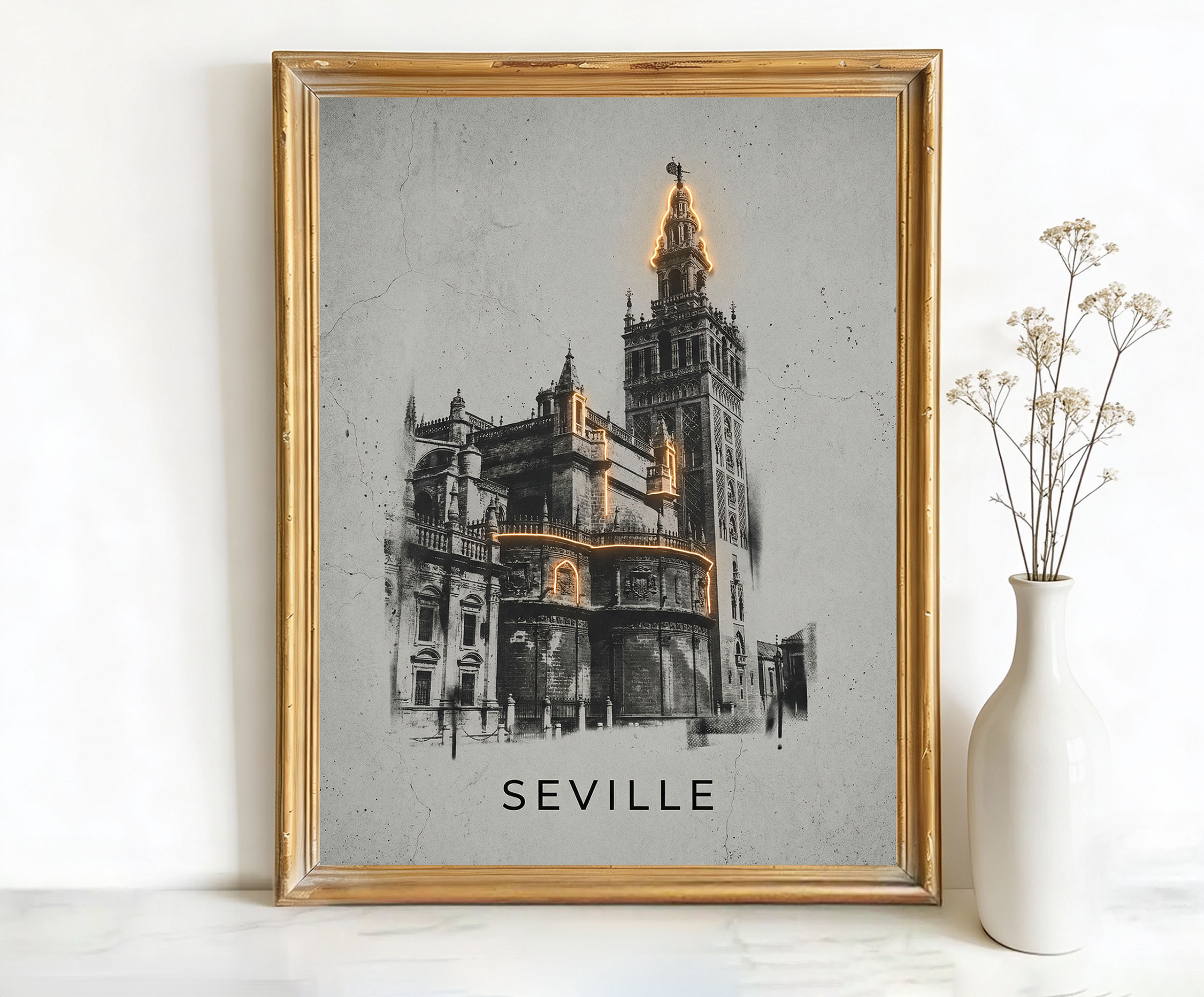 Seville Spain La Giralda Art