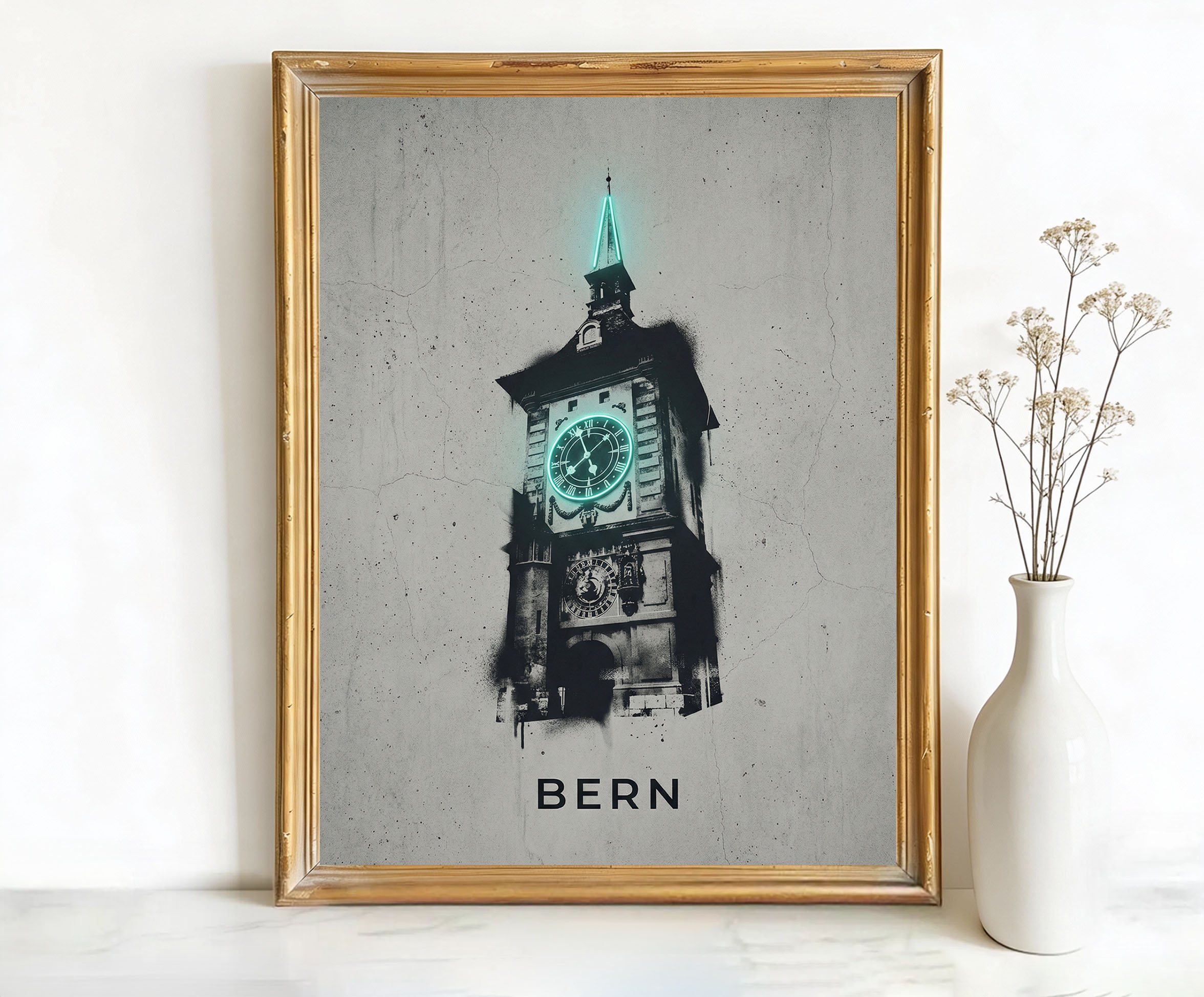 Bern Switzerland Zytglogge Art