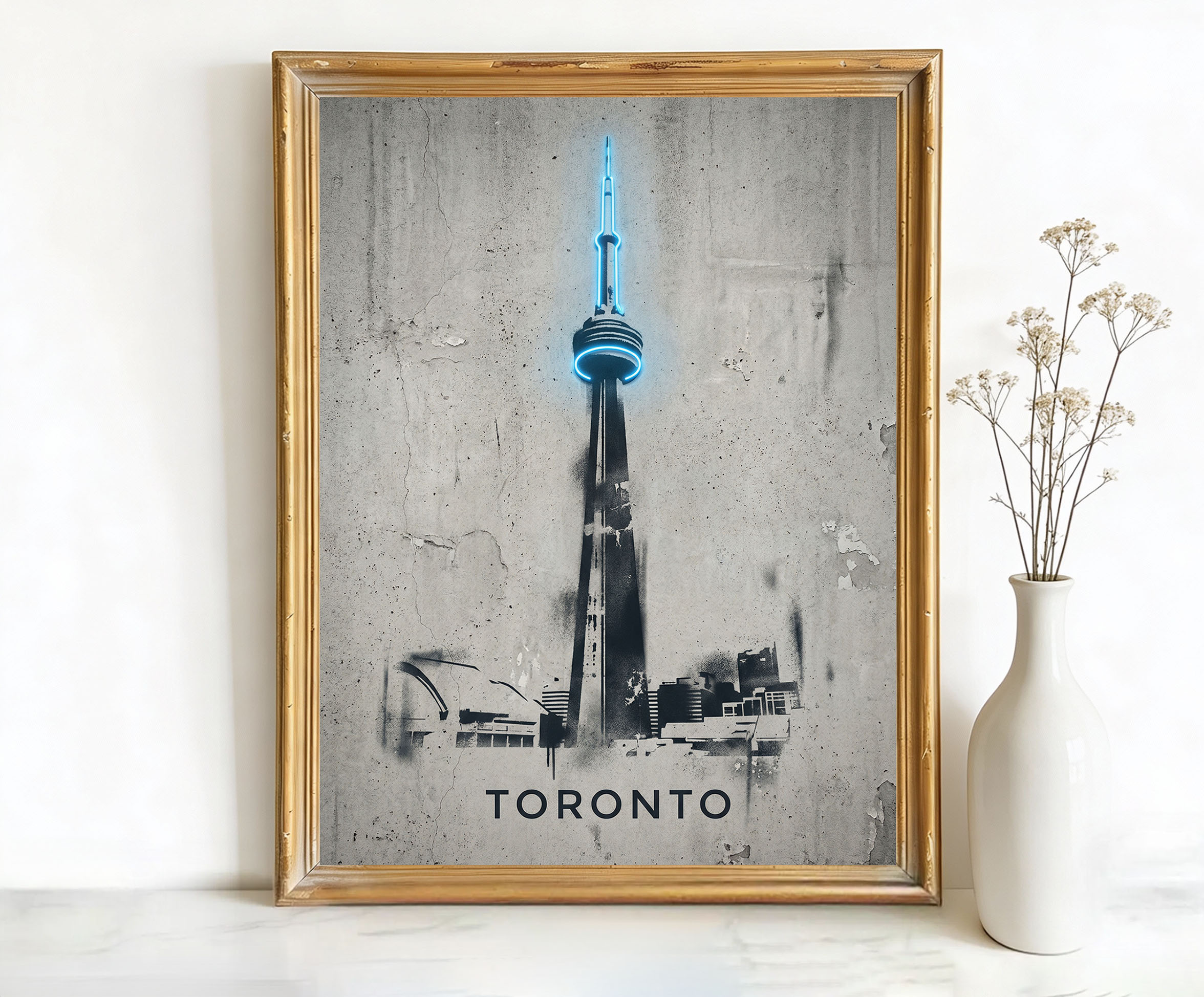 Toronto Ontario CN Tower Art