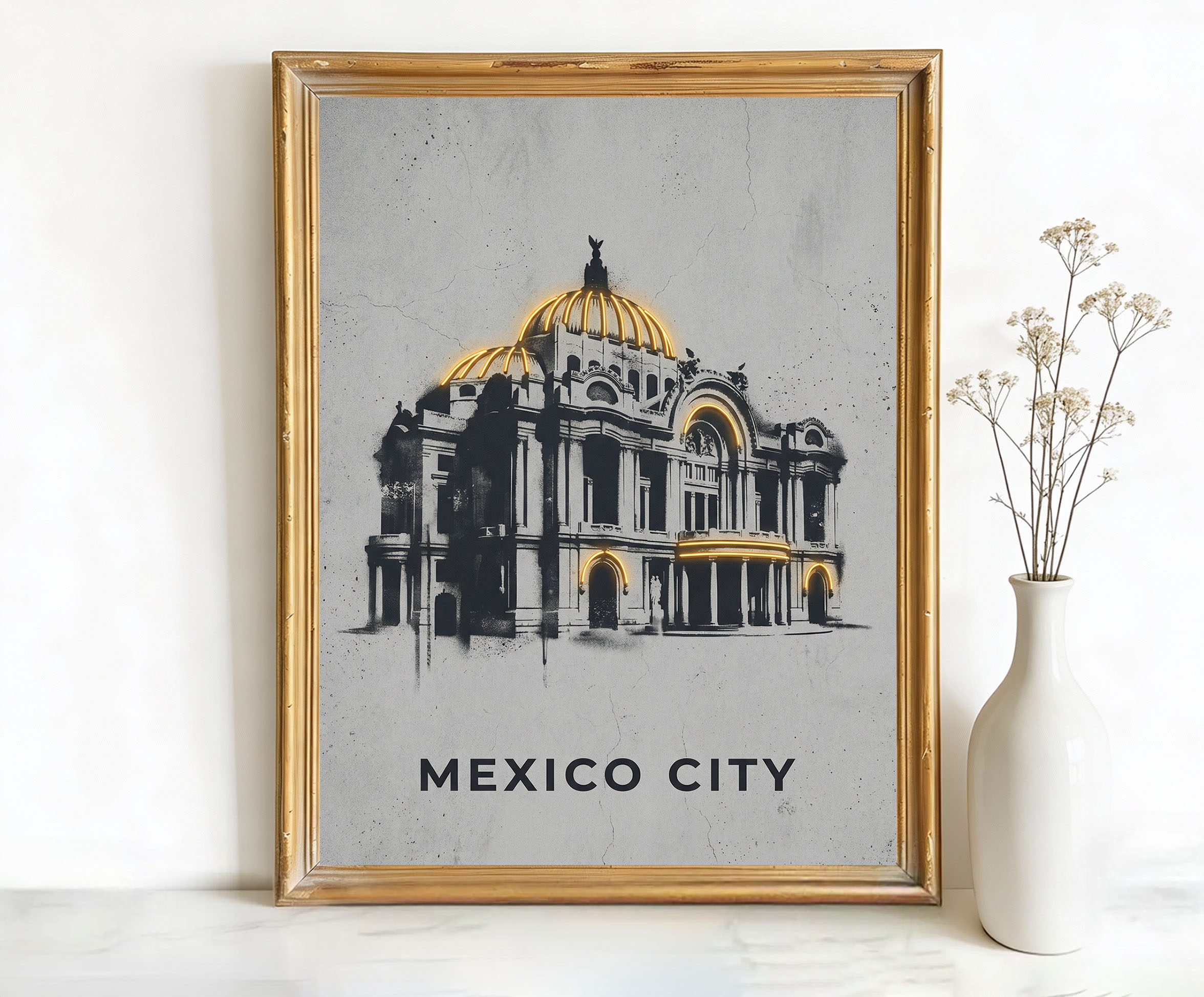 Mexico City Palacio de Bellas Artes Art