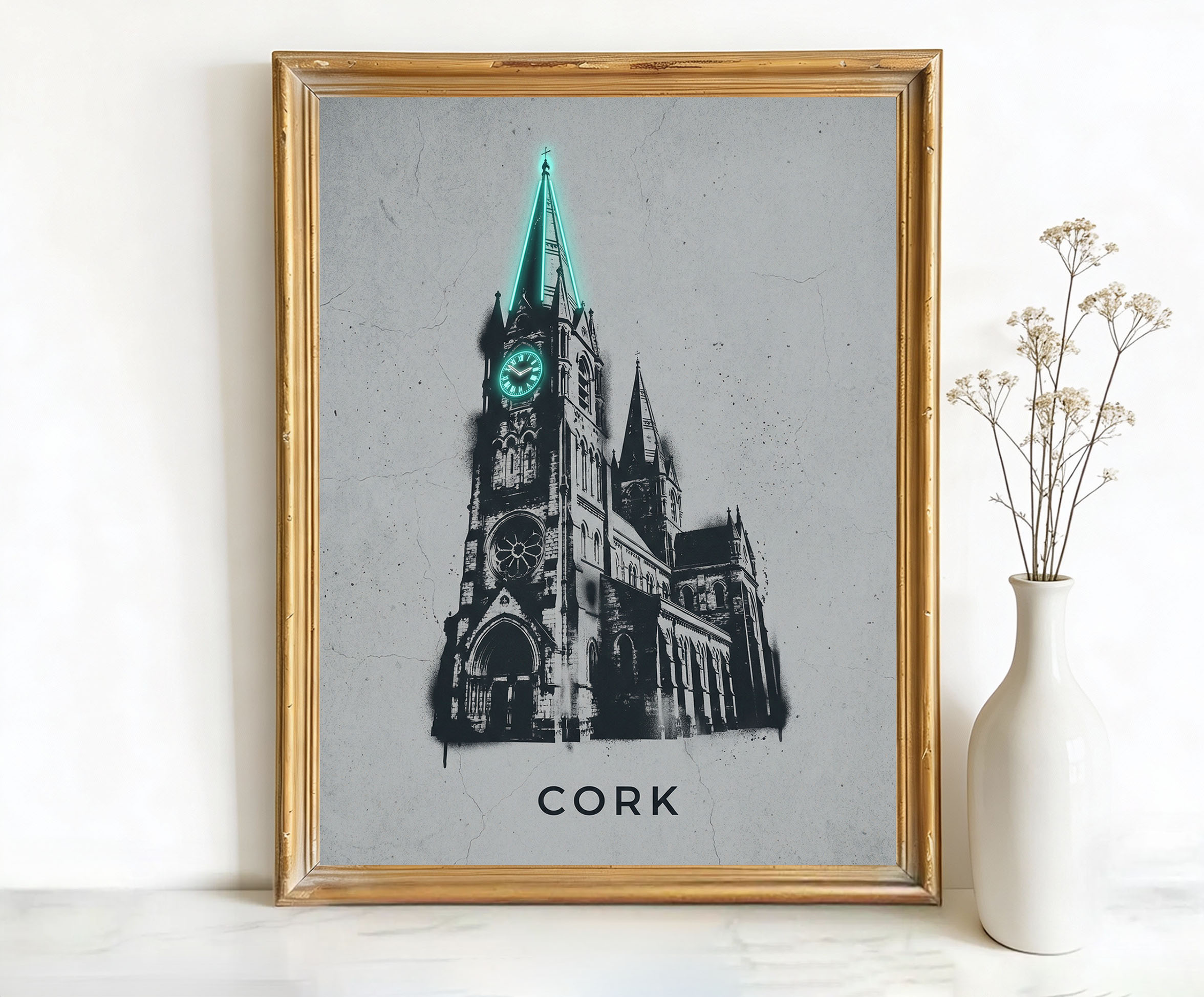 Cork Ireland St. Fin Barre's Cathedral Art