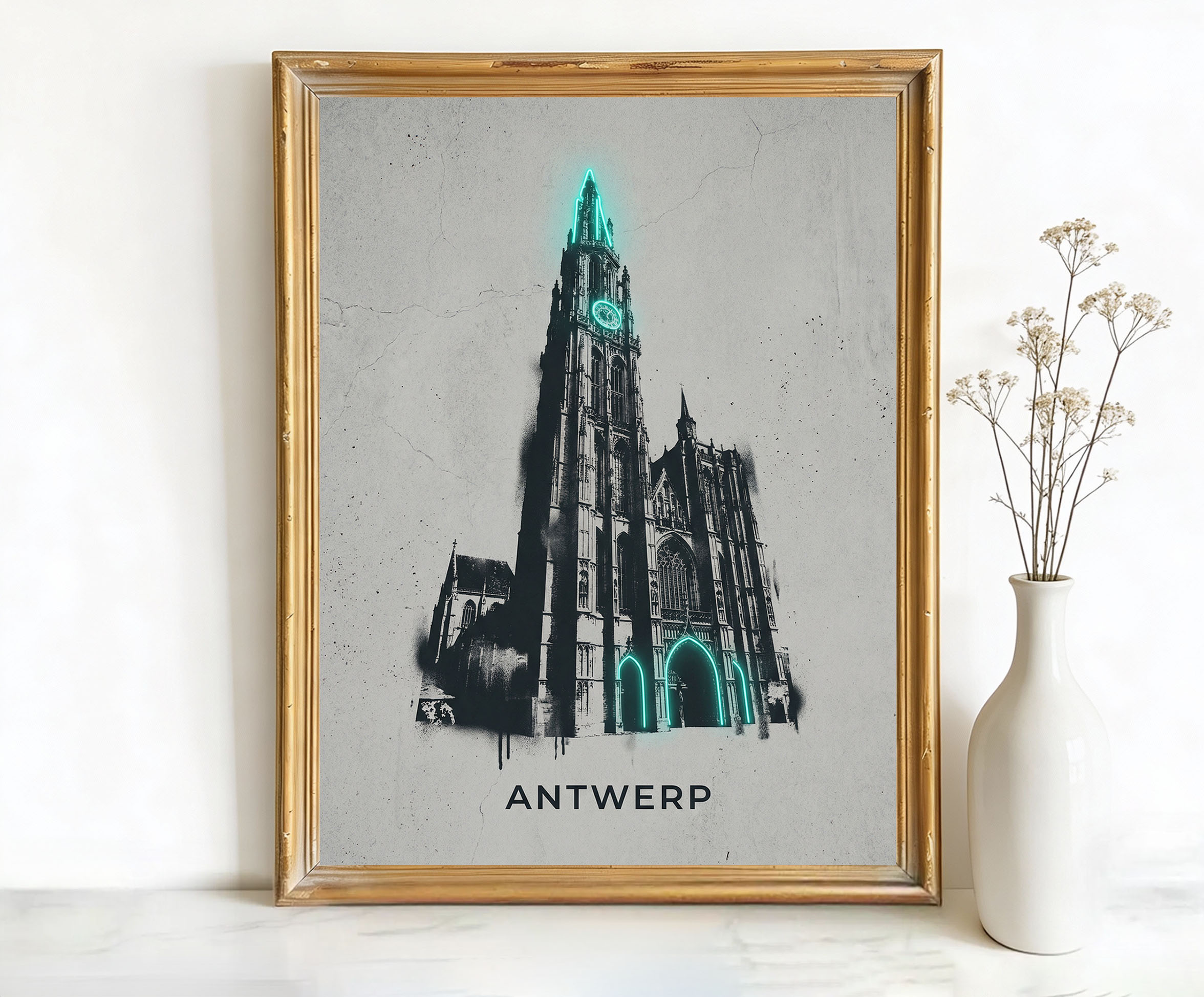 Antwerp Belgium Cathedral of Our Lady Art