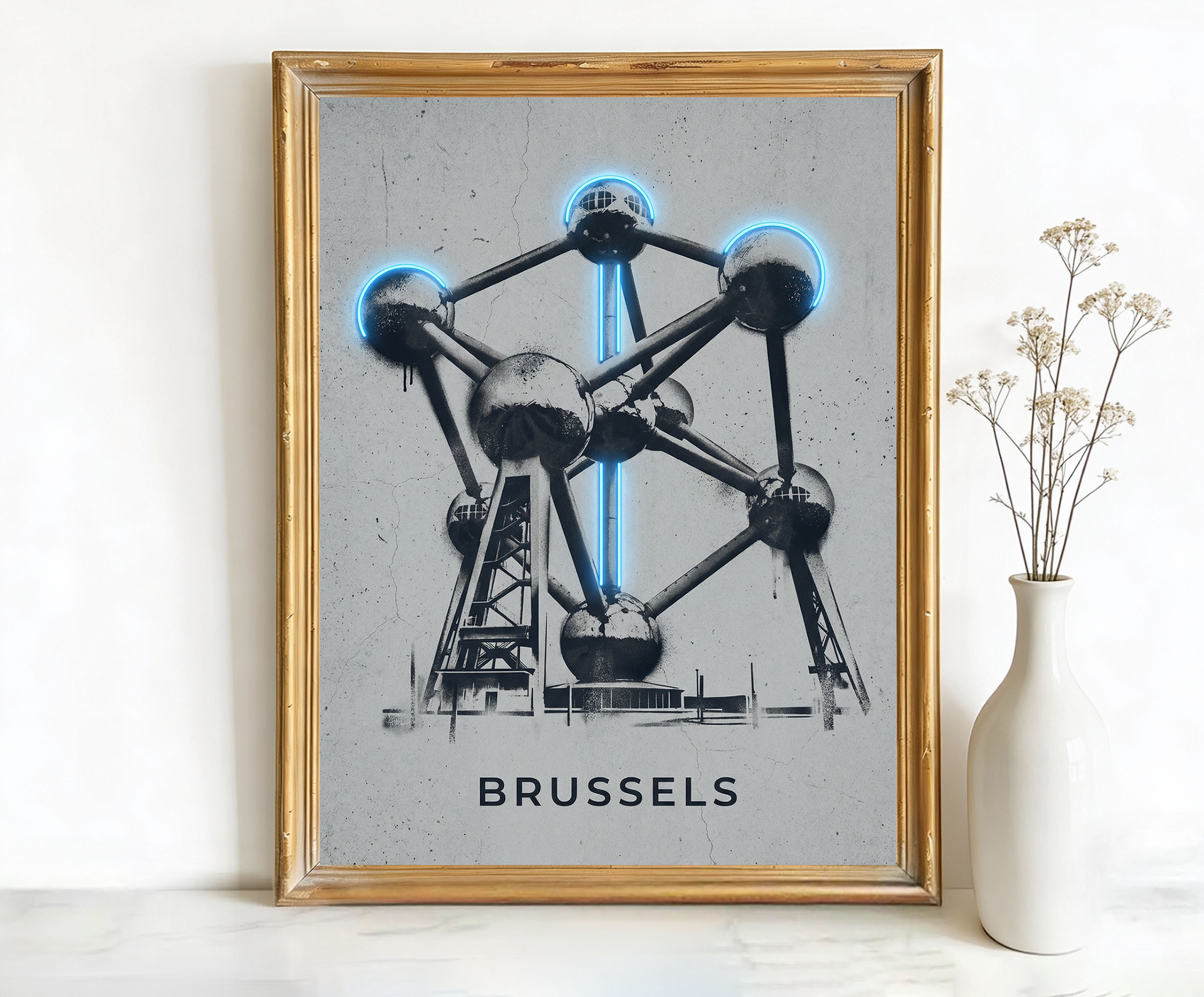 Brussels Belgium Atomium Art