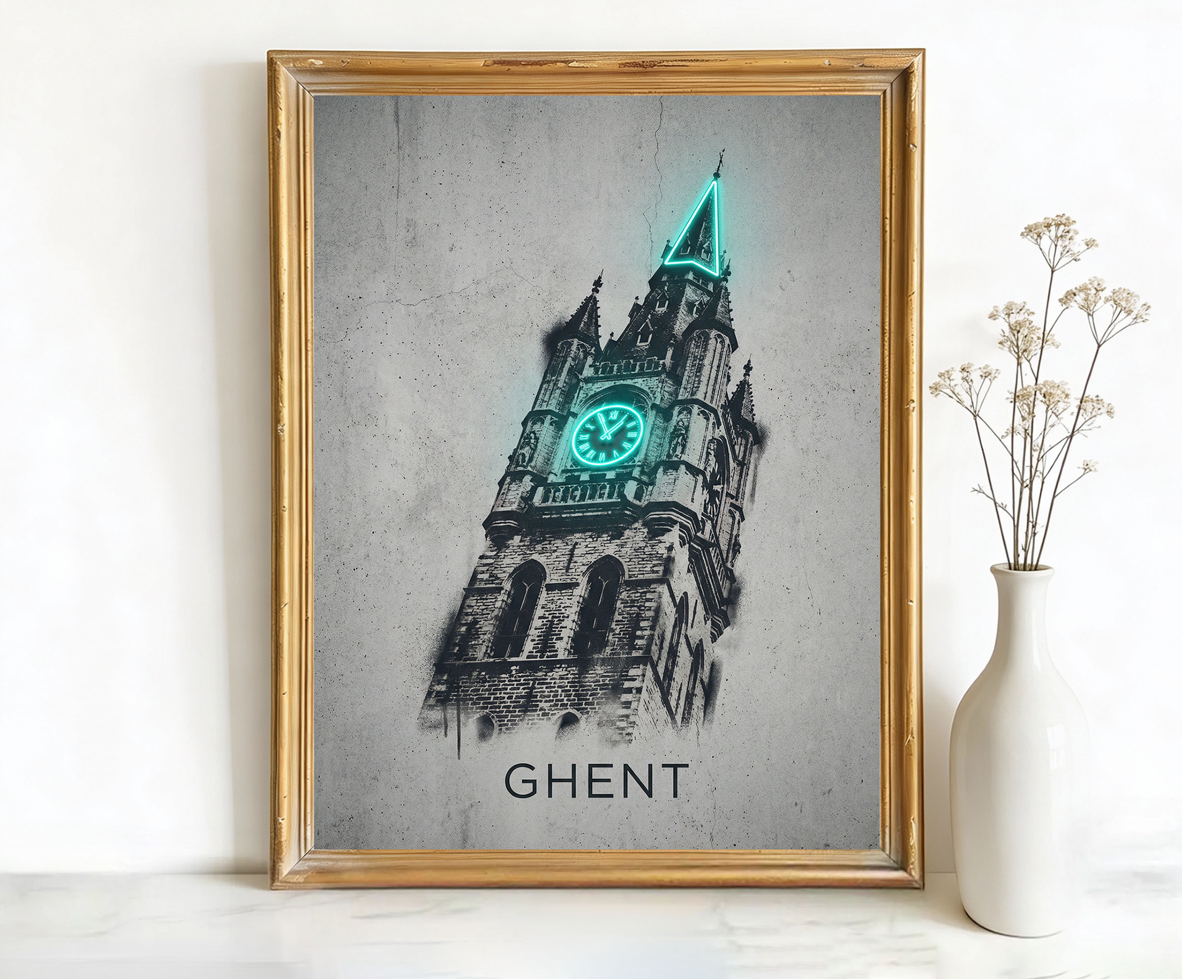 Ghent Belgium Belfry of Art