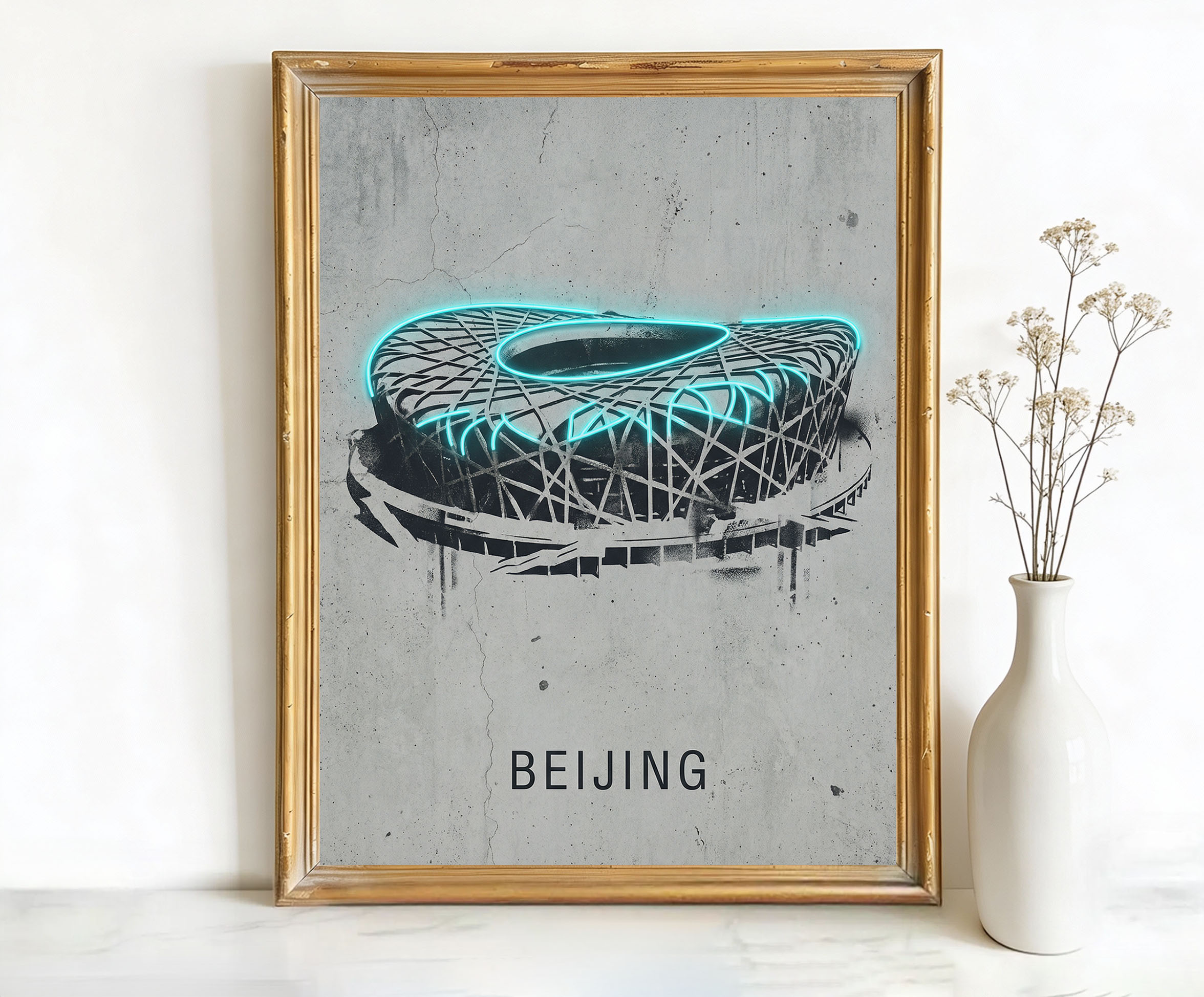 Beijing China National Stadium Art
