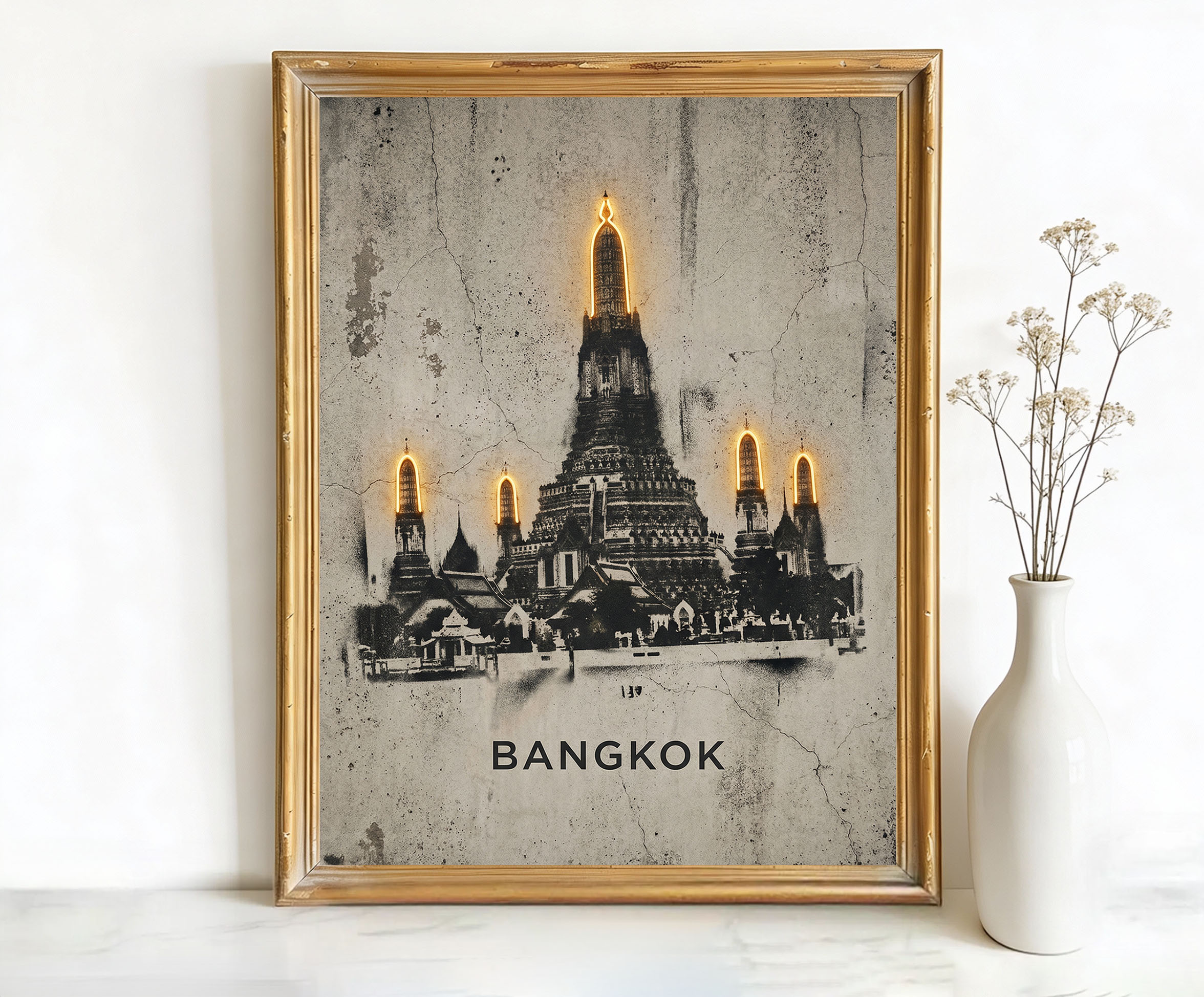 Bangkok Thailand Wat Arun Art