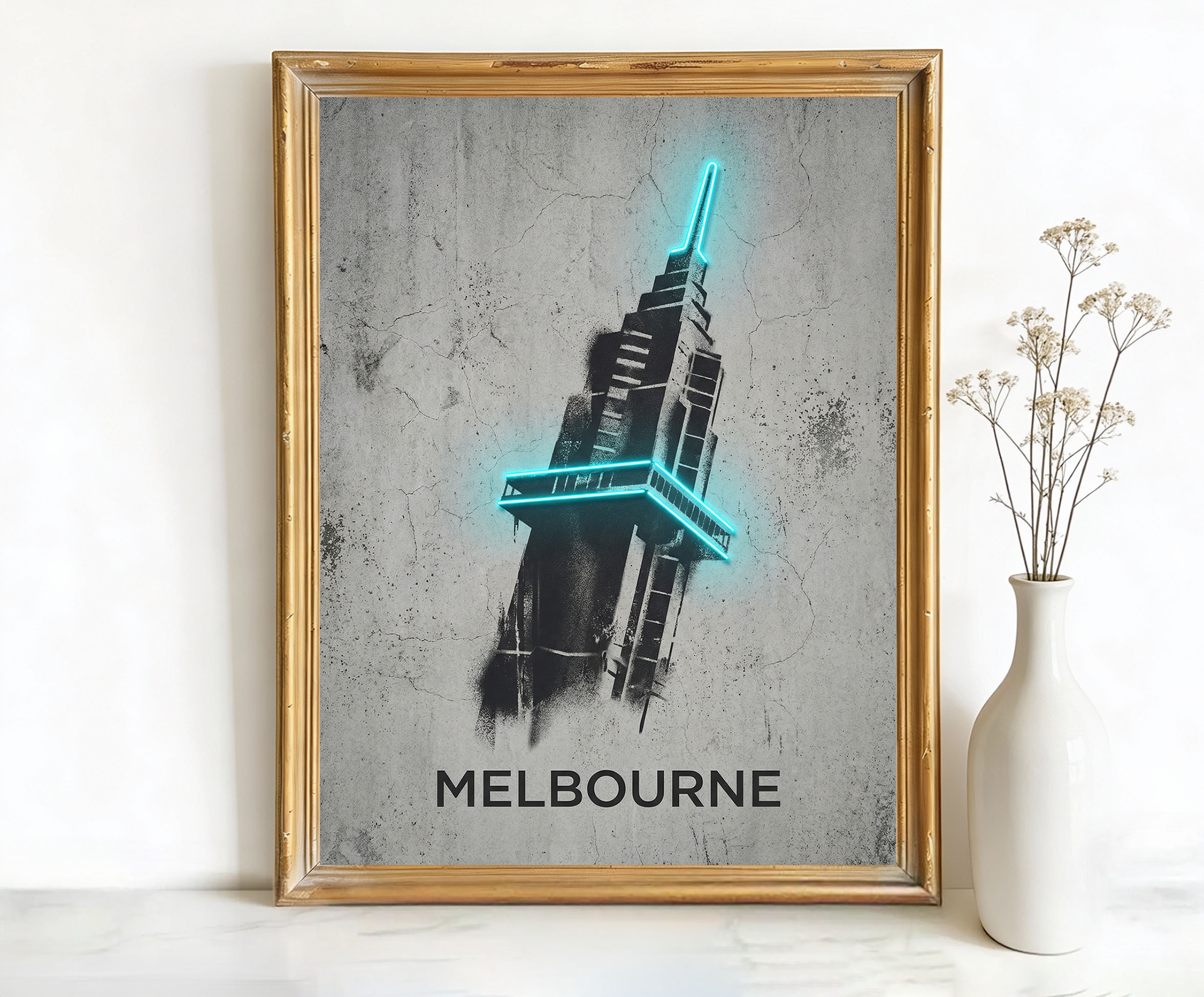 Melbourne Victoria Eureka Tower Art