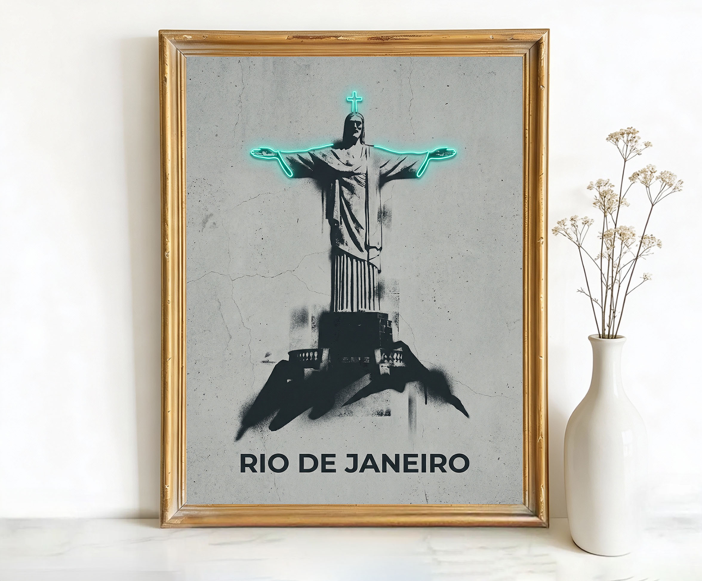 Rio de Janeiro Brazil Christ the Redeemer Art