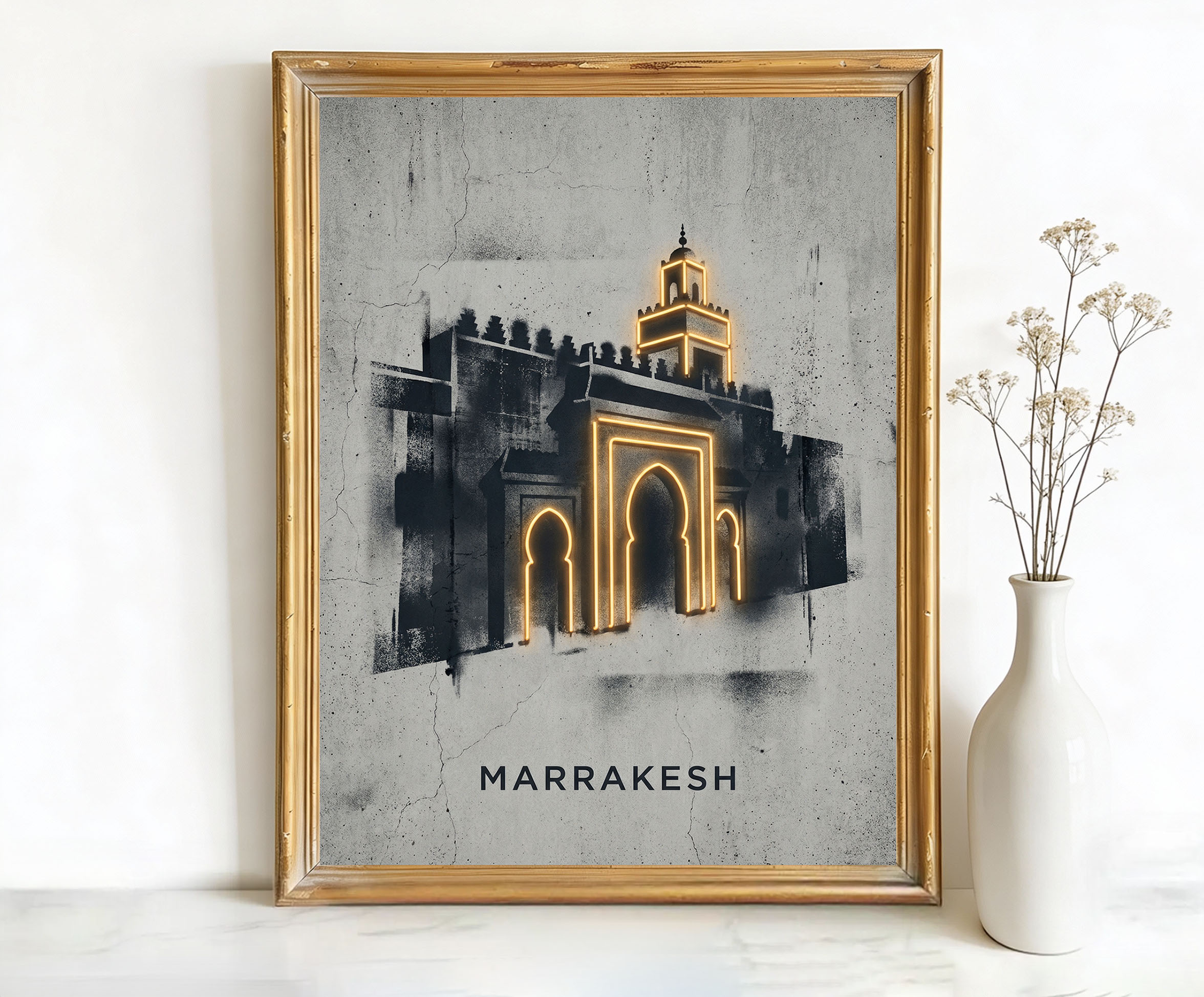 Marrakesh Morocco Koutoubia Mosque Art