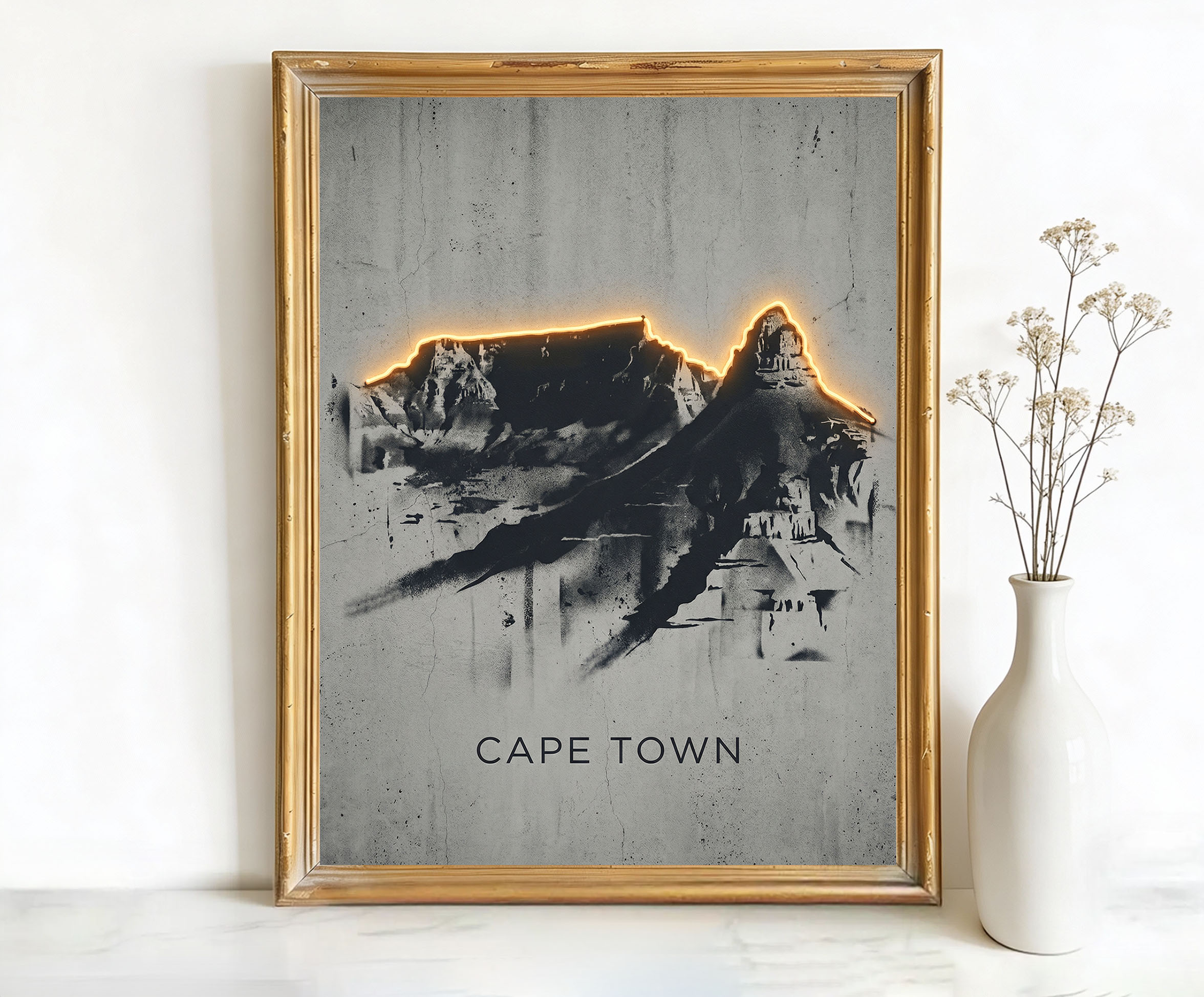 Cape Town South Africa Table Mountain Art